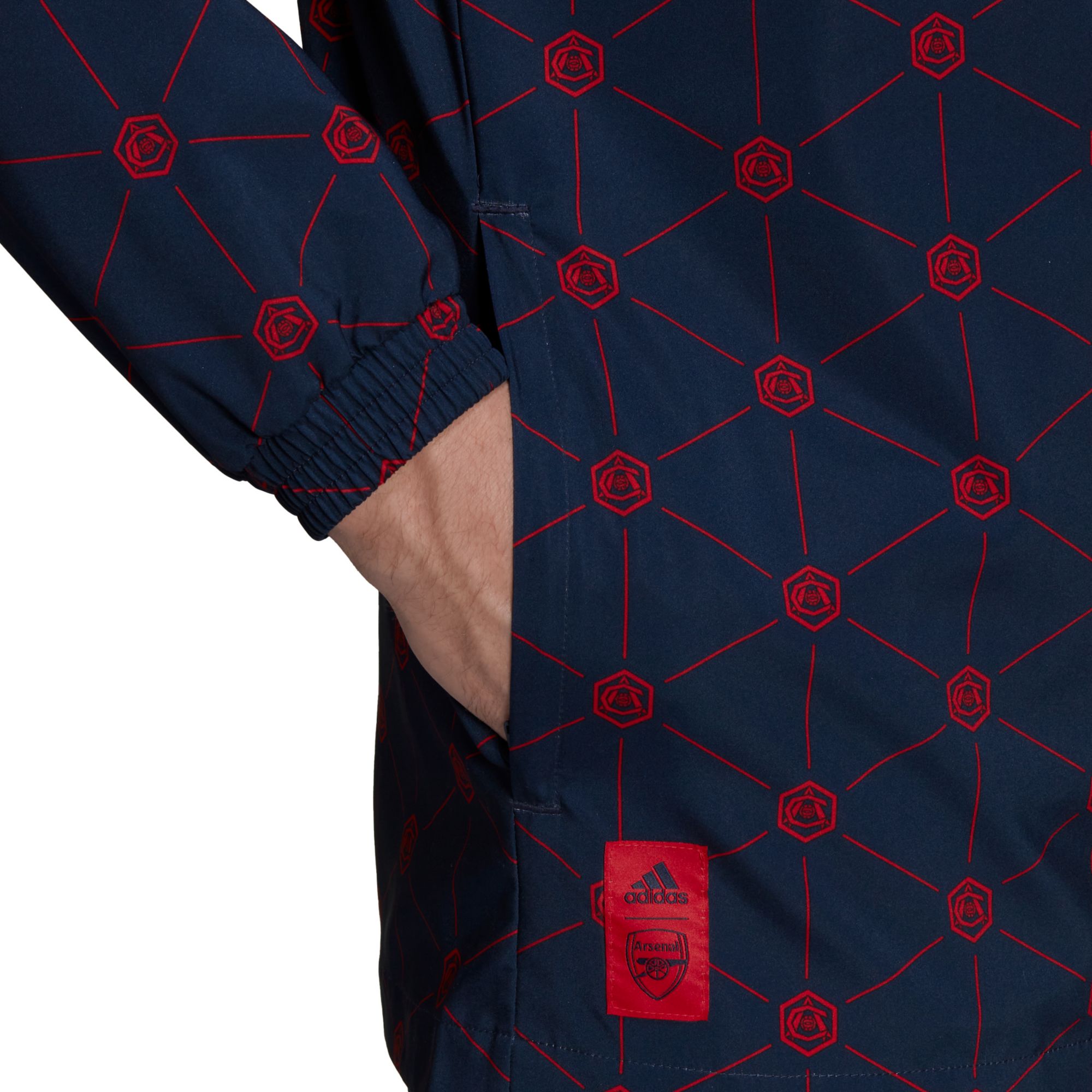 adidas Arsenal Q2 Navy Windbreaker Jacket product image