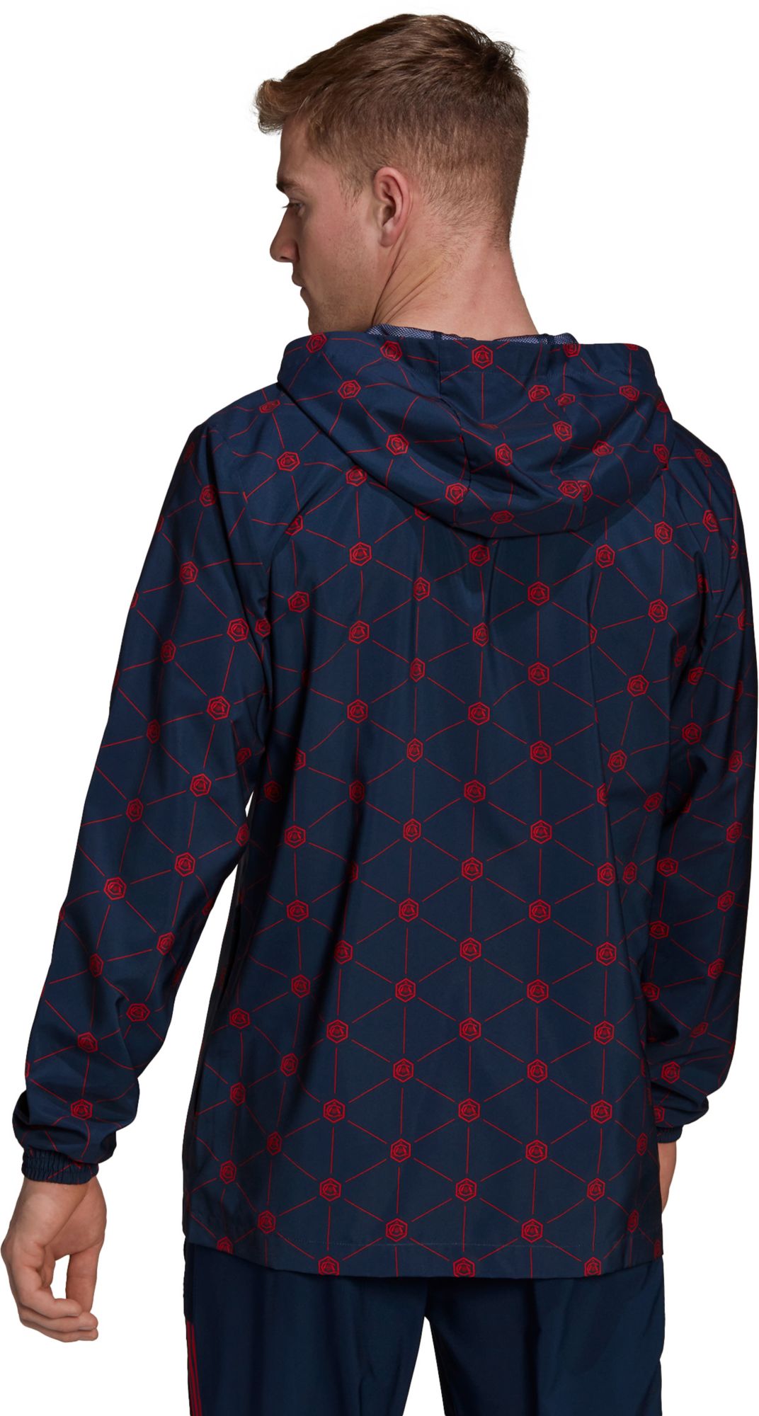 adidas Arsenal Q2 Navy Windbreaker Jacket product image