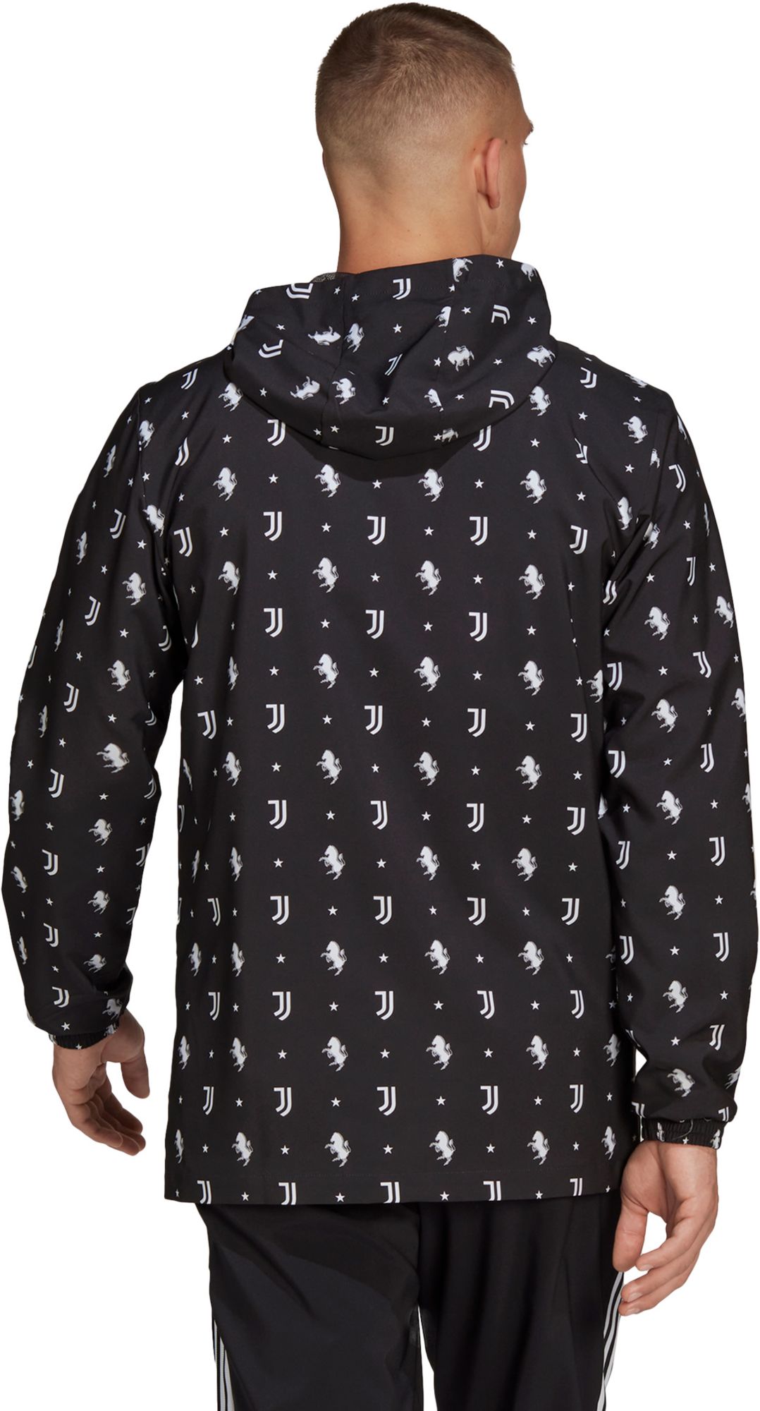 adidas Juventus Q2 Black Windbreaker Jacket product image