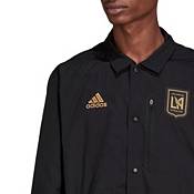 adidas Los Angeles FC '22 Coaches Black Full-Zip Jacket product image