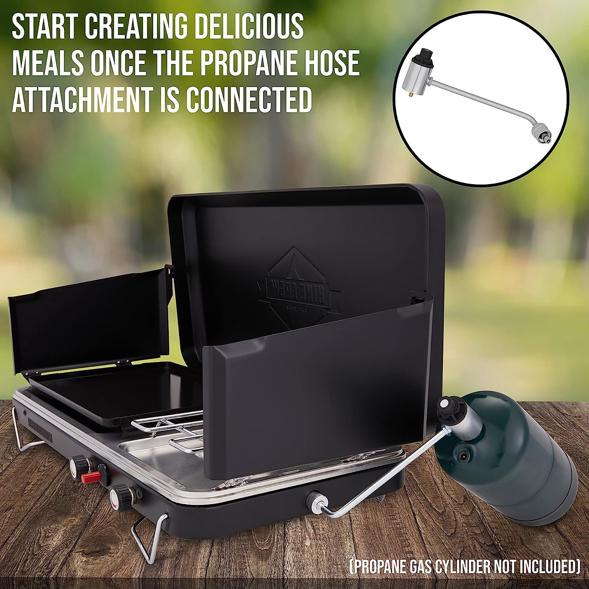 Hike Crew 2-in-1 Gas Camping Stove product image