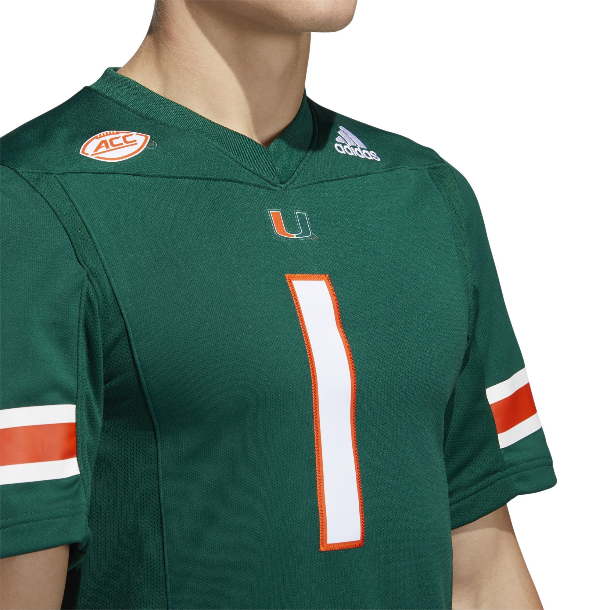 Dick's Sporting Goods Adidas Men's Miami Hurricanes Replica