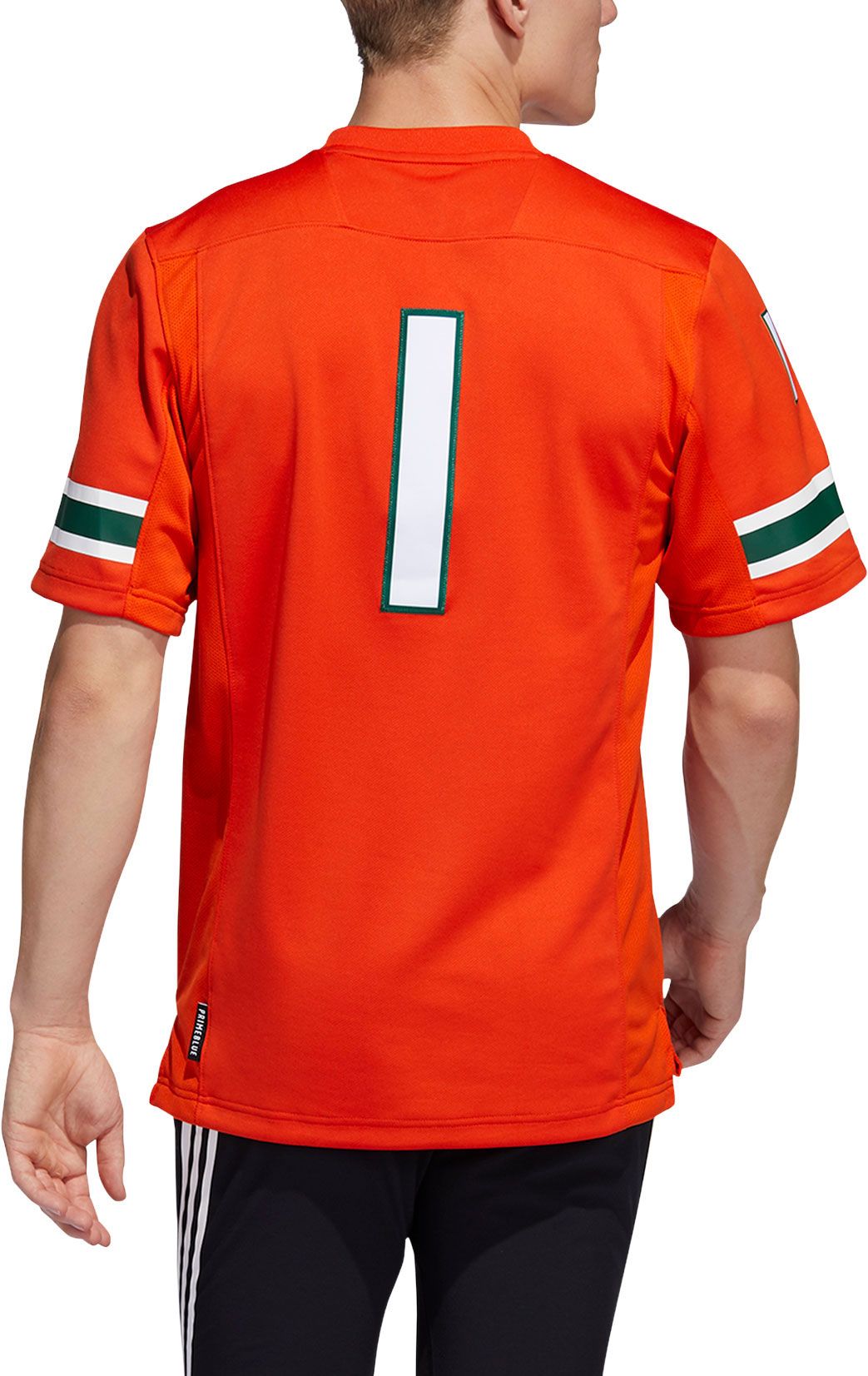 adidas Men's Miami Hurricanes #8 Cardinal Red Replica Football Jersey