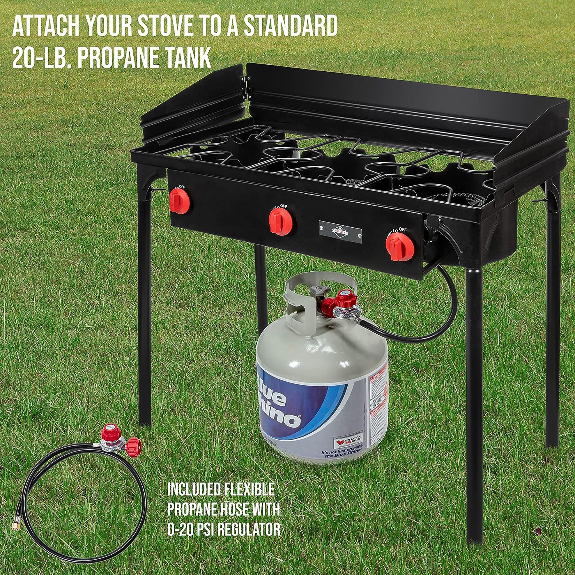 Hike Crew  3-Burner Outdoor Stove with Bag product image