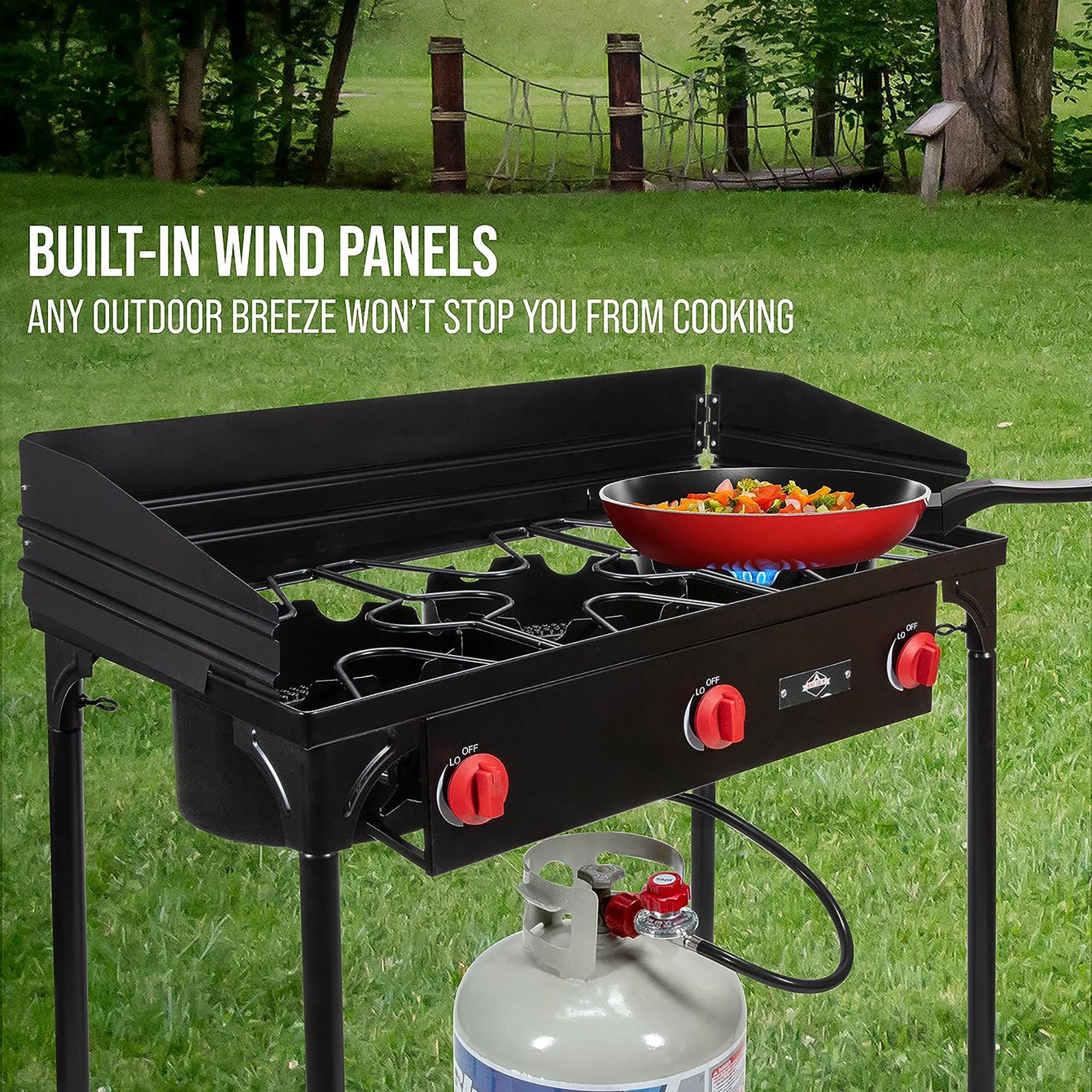 Hike Crew  3-Burner Outdoor Stove with Bag product image