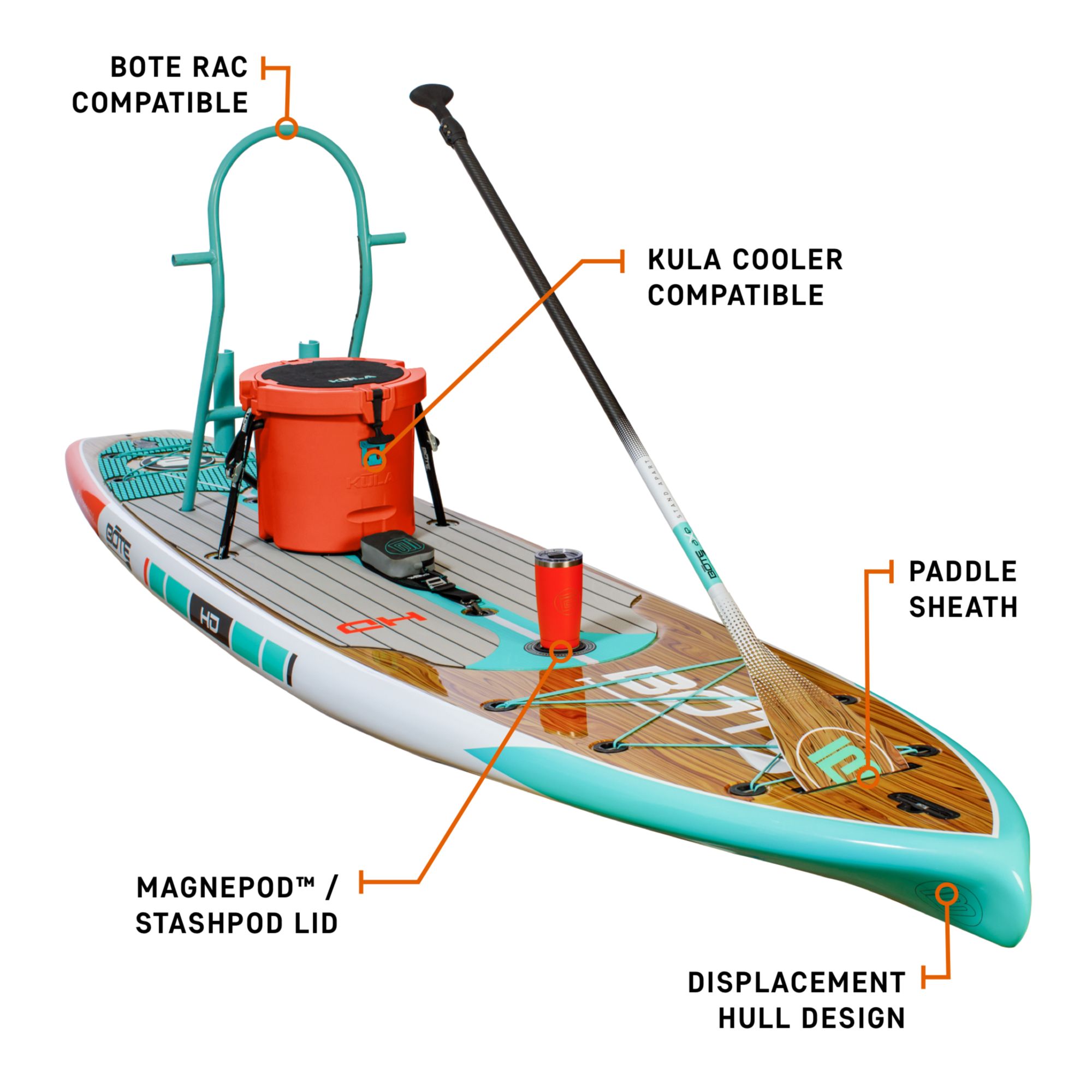 Bote HD 12' Classic Cypress Stand-Up Paddle Board product image