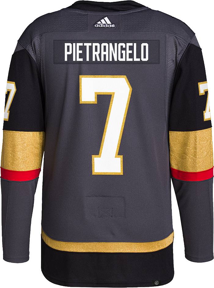 Alex Pietrangelo Vegas Golden Knights Adidas Primegreen Authentic NHL Hockey Jersey - Third Alternate / S/46
