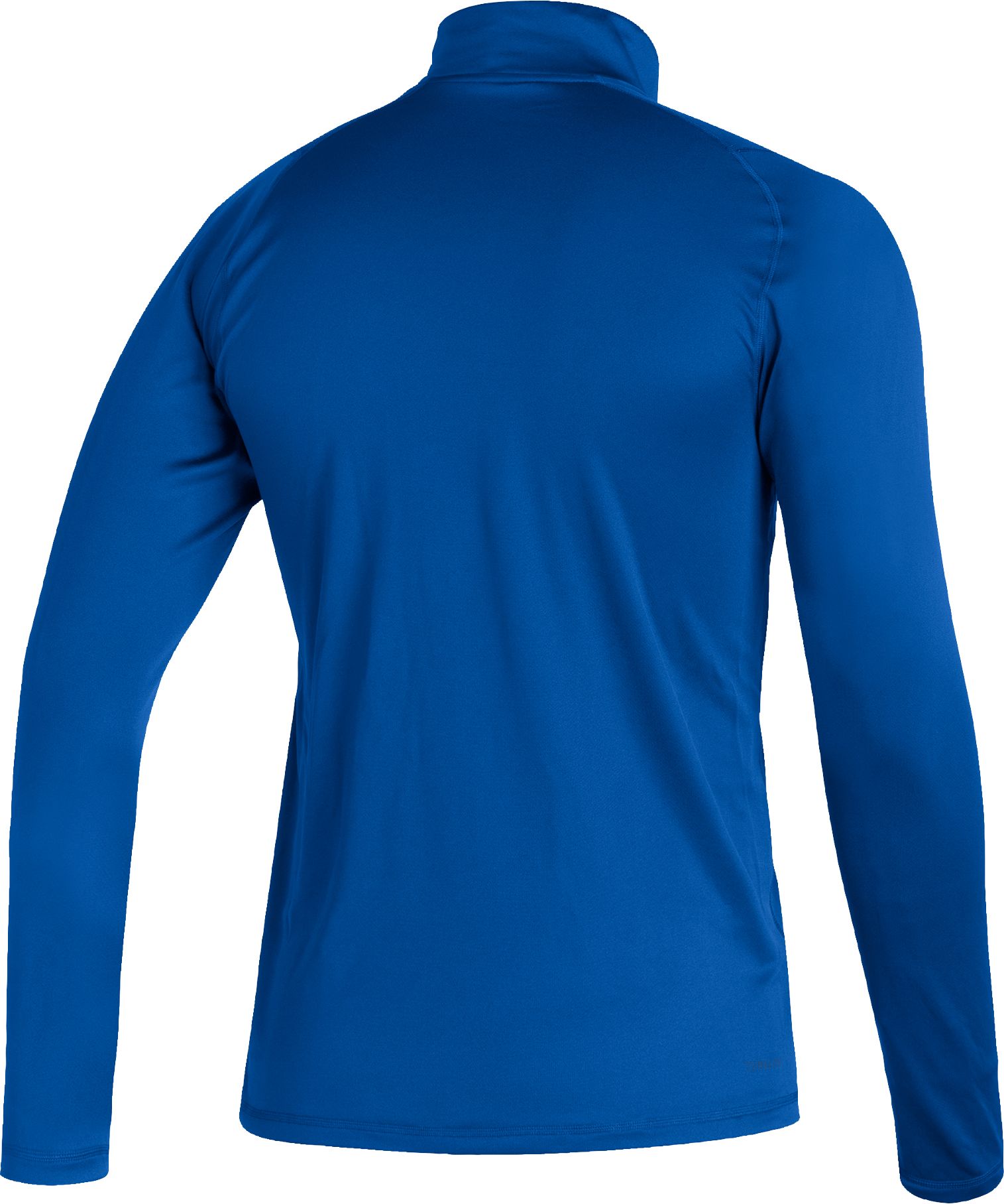 adidas Men's Kansas Jayhawks Blue FreeLift Quarter-Zip Pullover Shirt product image