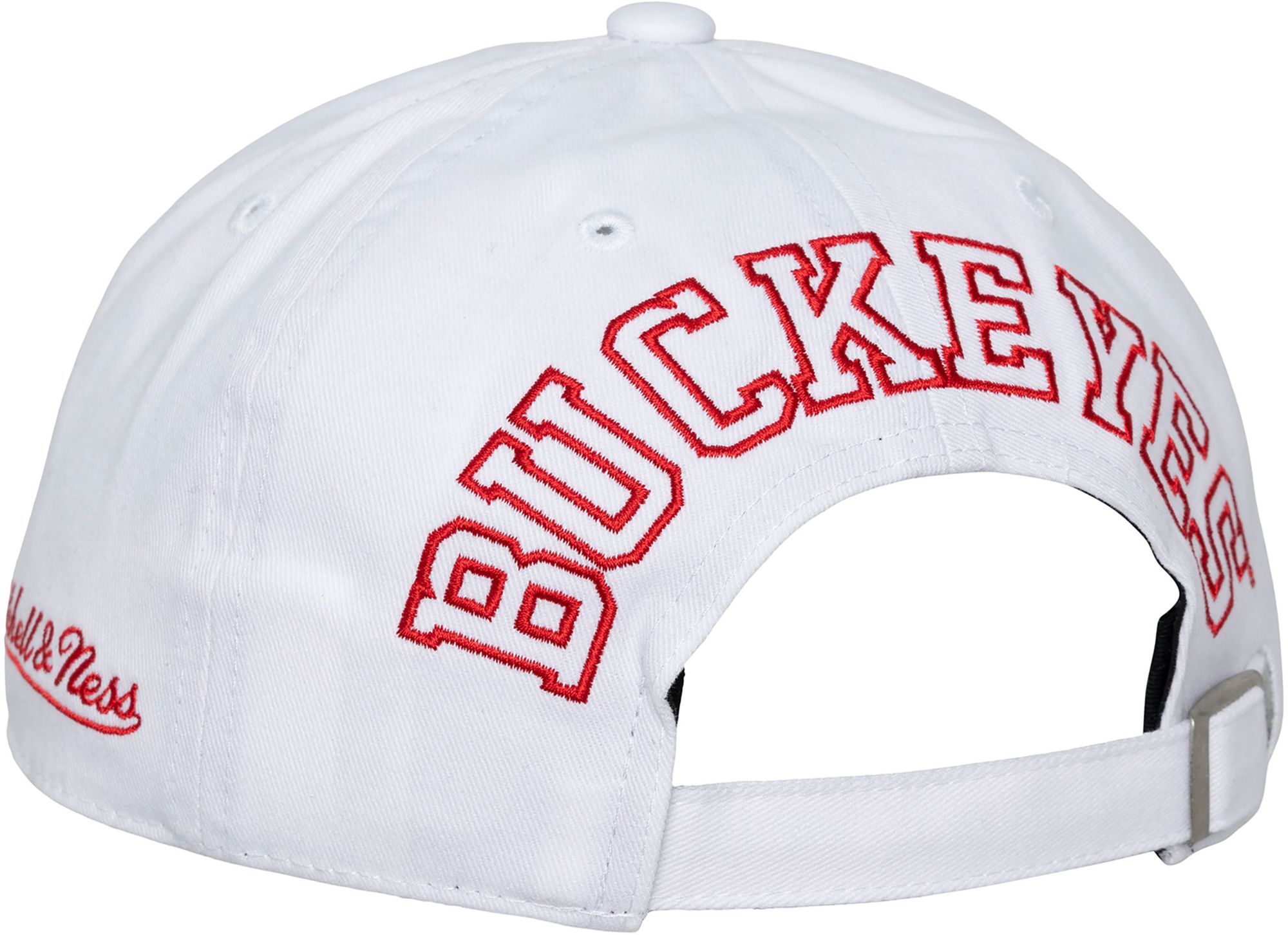 Mitchell & Ness Adult Ohio State Buckeyes White Burst Adjustable Strapback Hat product image