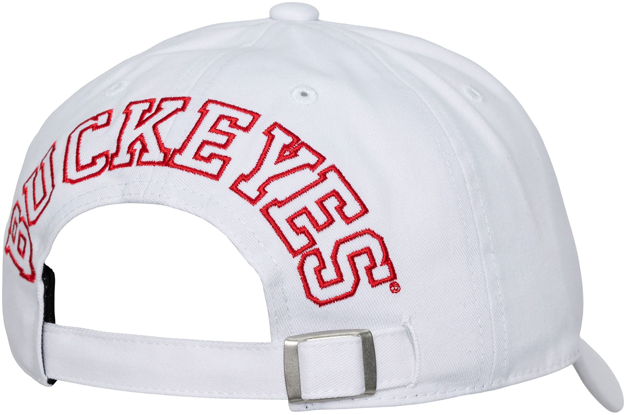 Mitchell & Ness Adult Ohio State Buckeyes White Burst Adjustable Strapback Hat product image