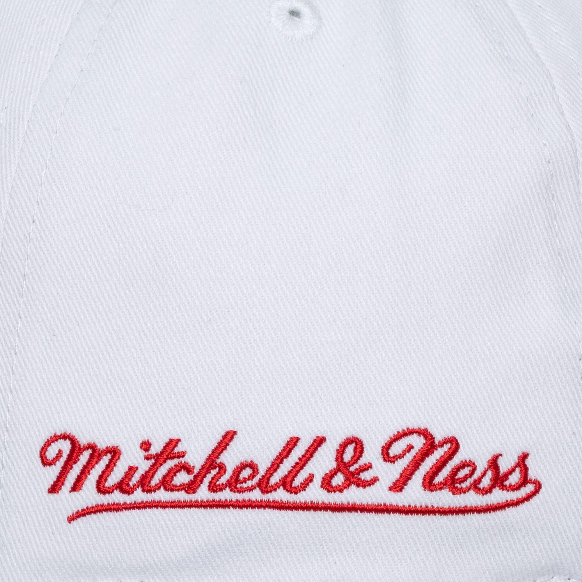Mitchell & Ness Adult Ohio State Buckeyes White Burst Adjustable Strapback Hat product image