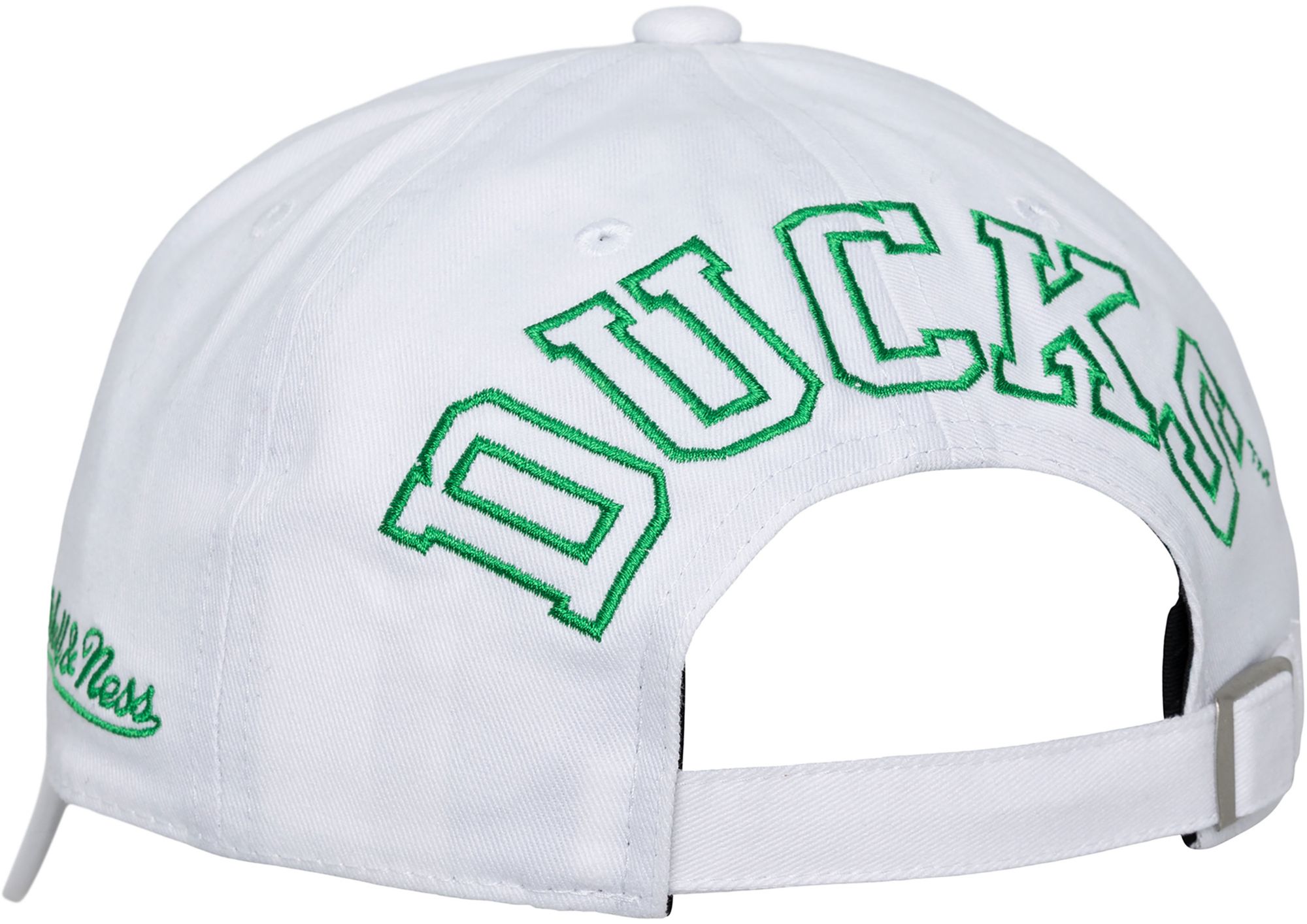 Mitchell & Ness Adult Oregon Ducks White Burst Adjustable Strapback Hat product image