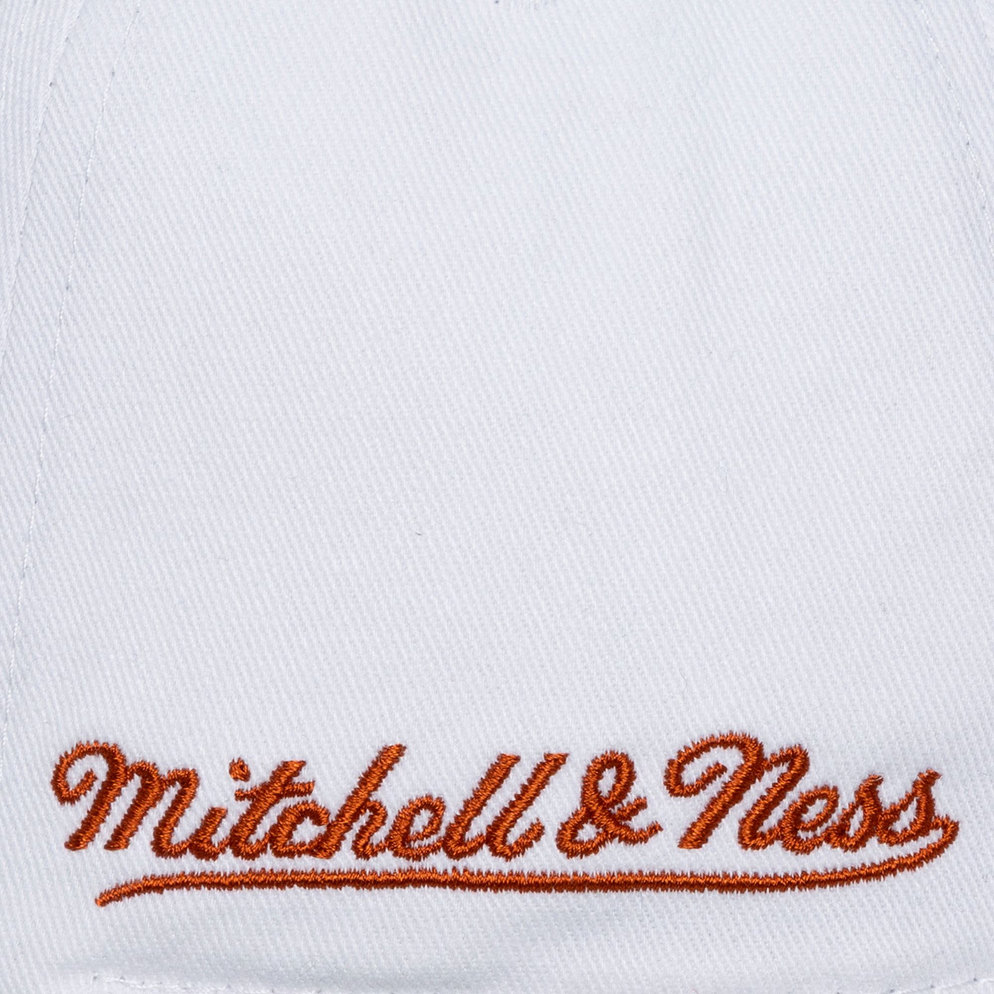 Mitchell & Ness Adult Texas Longhorns White Burst Adjustable Strapback Hat product image