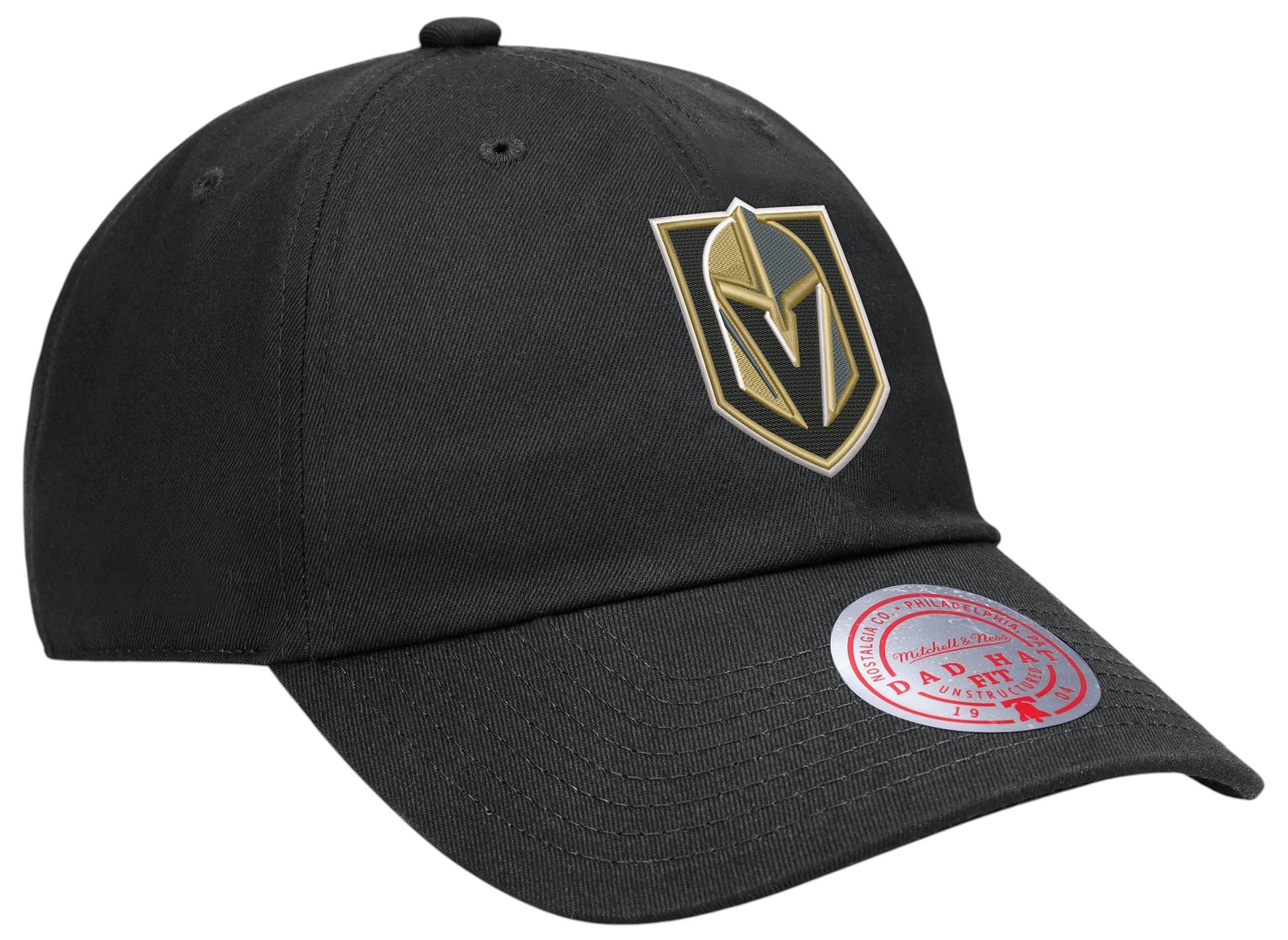 Mitchell & Ness Men's Vegas Golden Knights Black Basic 1904 Hat product image
