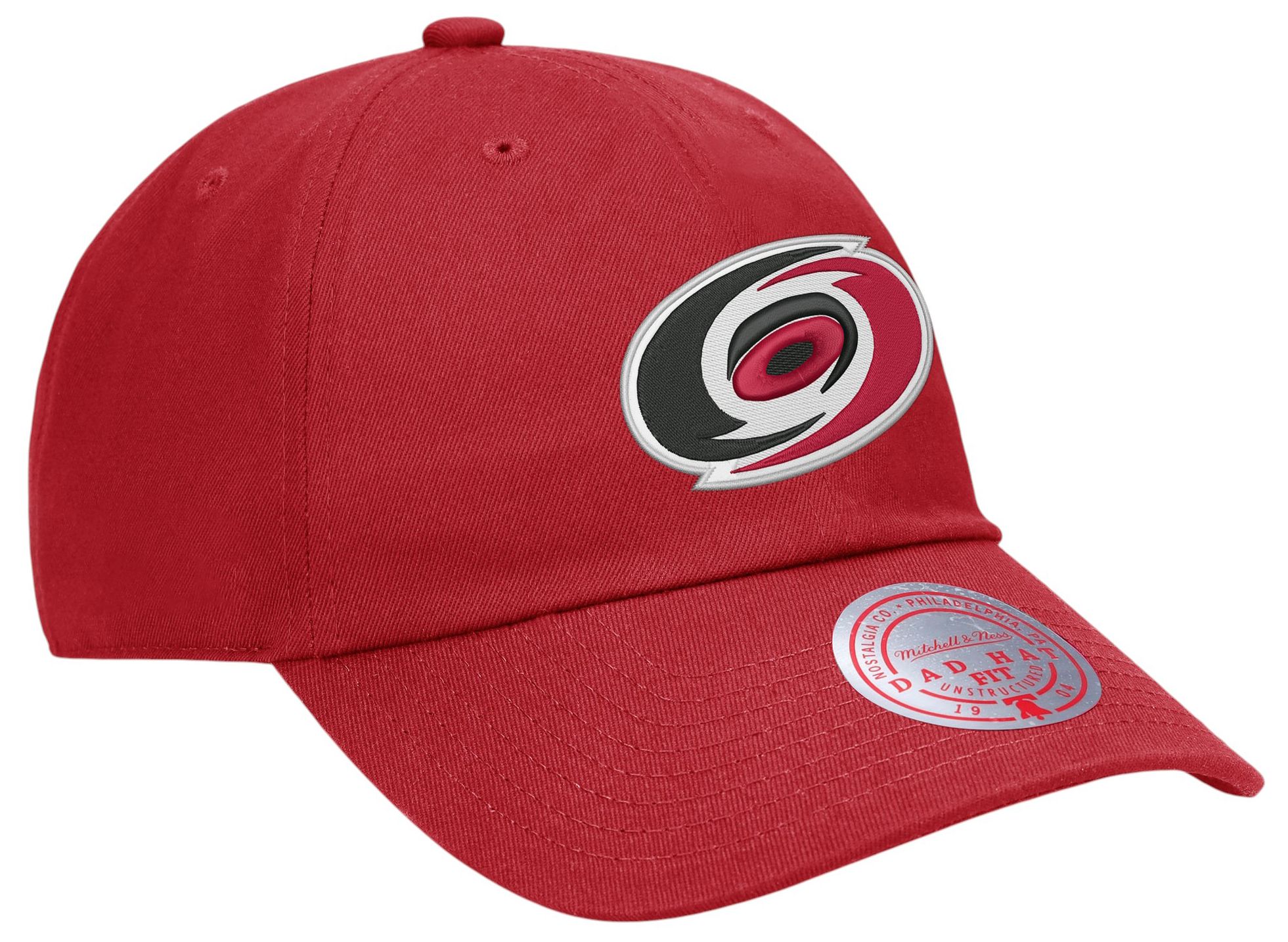 Mitchell & Ness Men's Carolina Hurricanes Red Secondary 1904 Hat product image