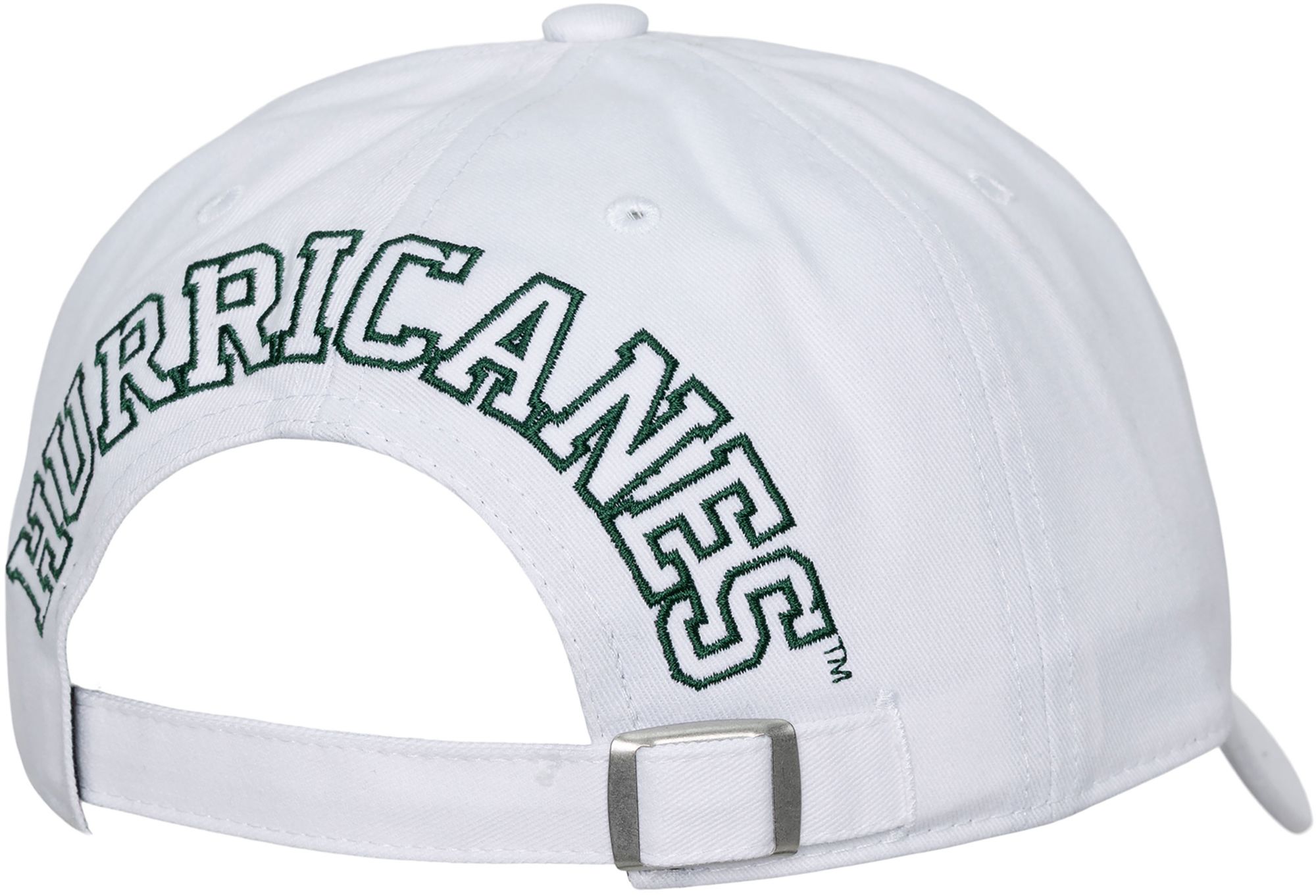 Mitchell & Ness Adult Miami Hurricanes White Burst Adjustable Strapback Hat product image