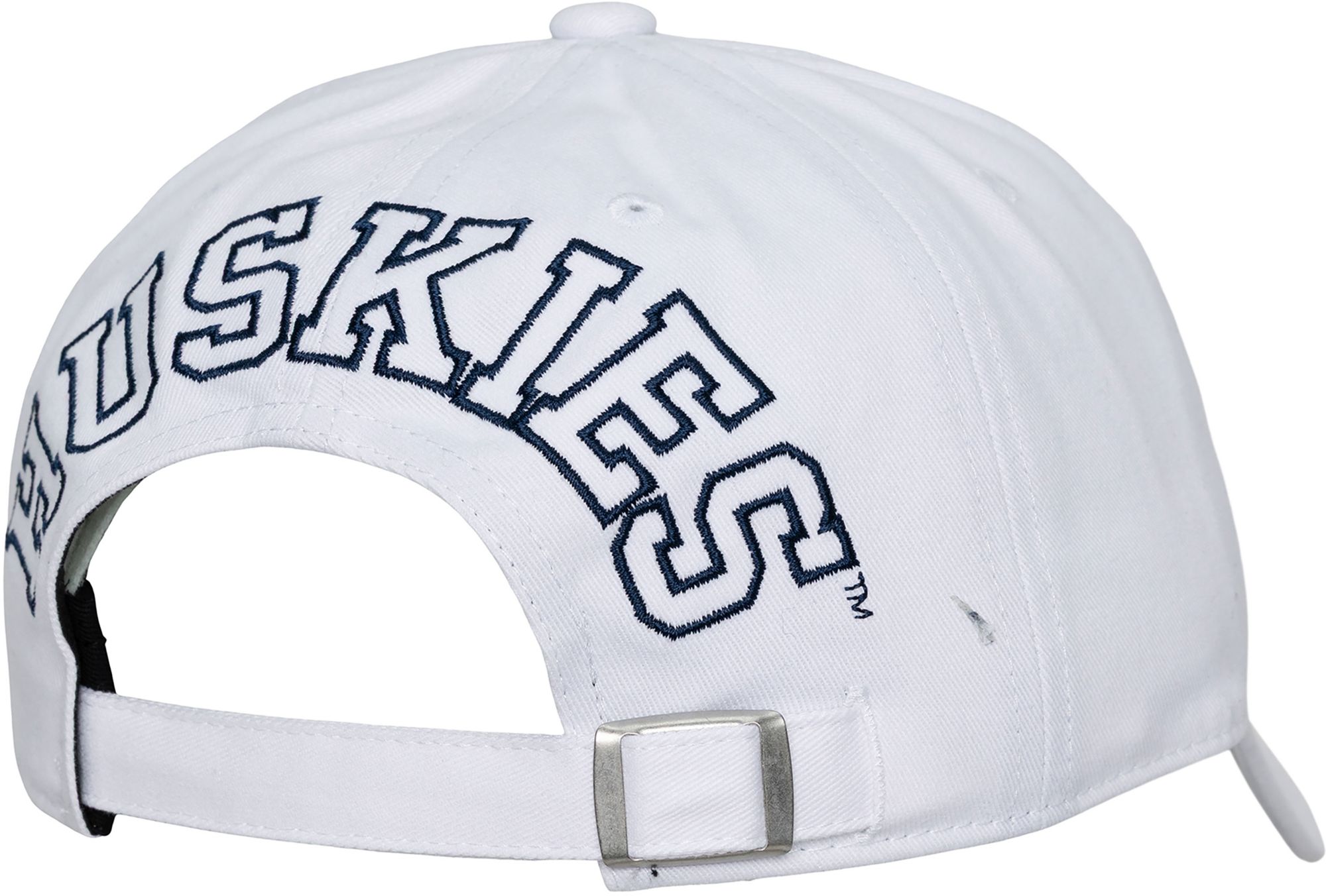 Mitchell & Ness Adult UConn Huskies White Burst Adjustable Strapback Hat product image