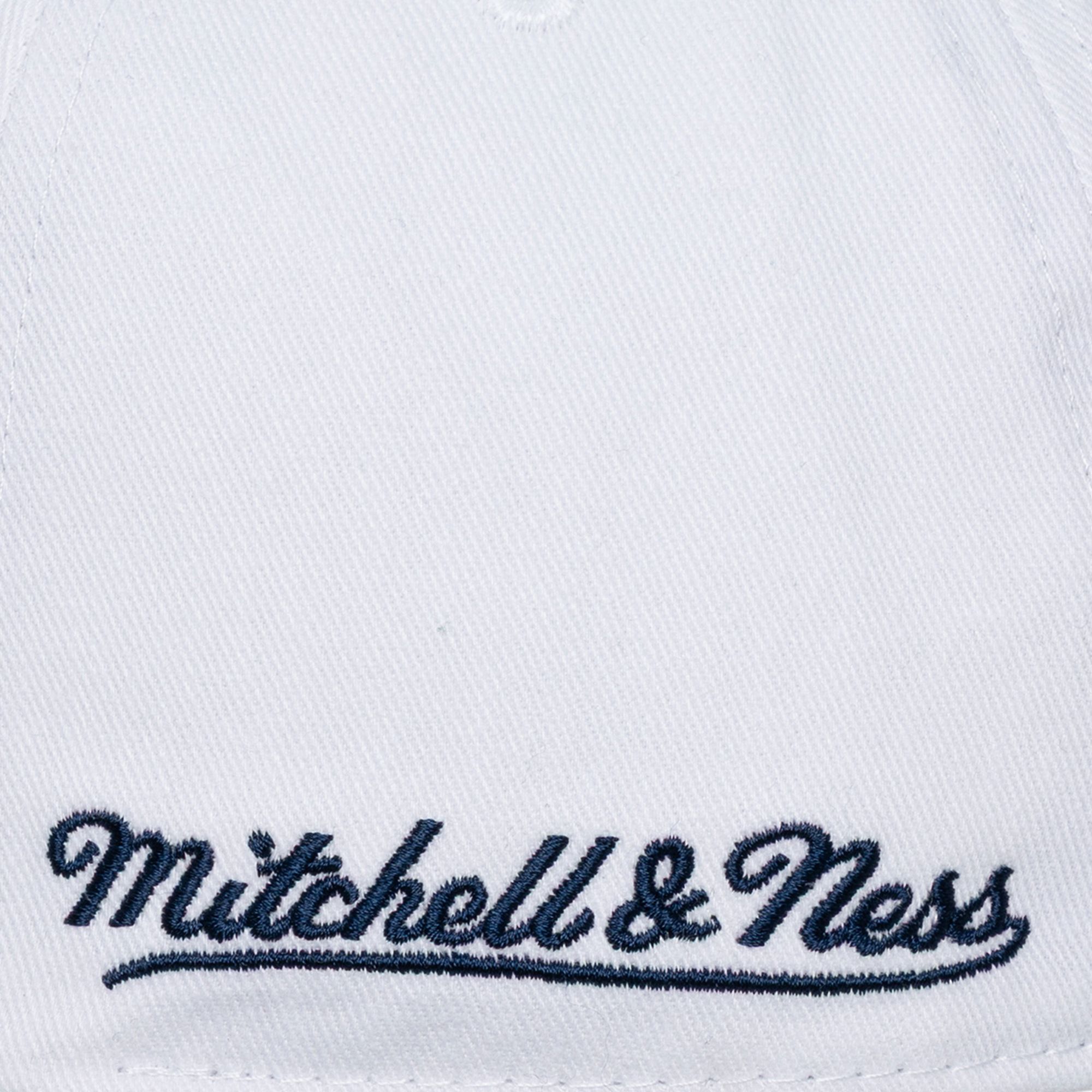 Mitchell & Ness Adult UConn Huskies White Burst Adjustable Strapback Hat product image