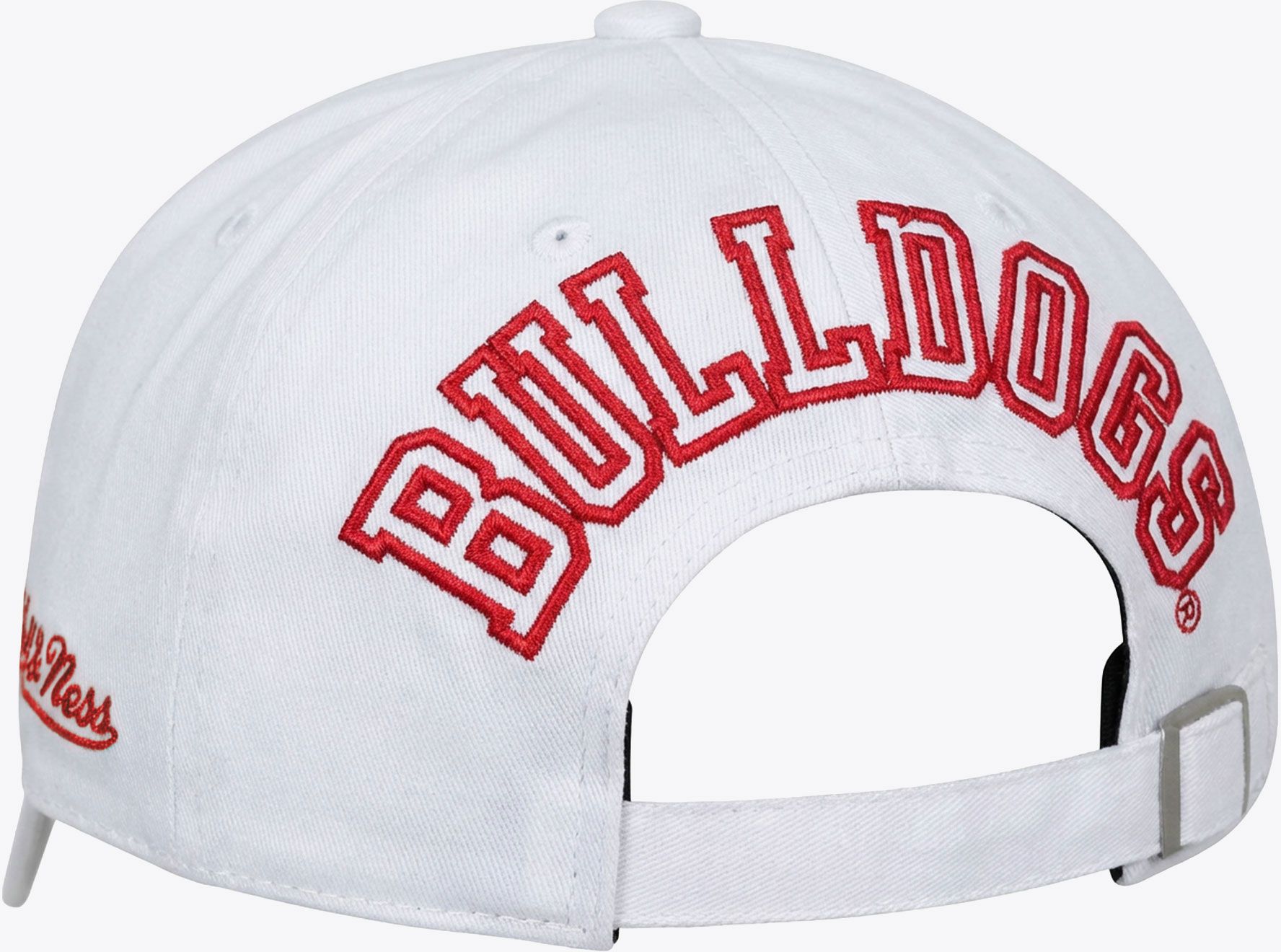 Mitchell & Ness Adult Georgia Bulldogs White Backburst Adjustable Hat product image