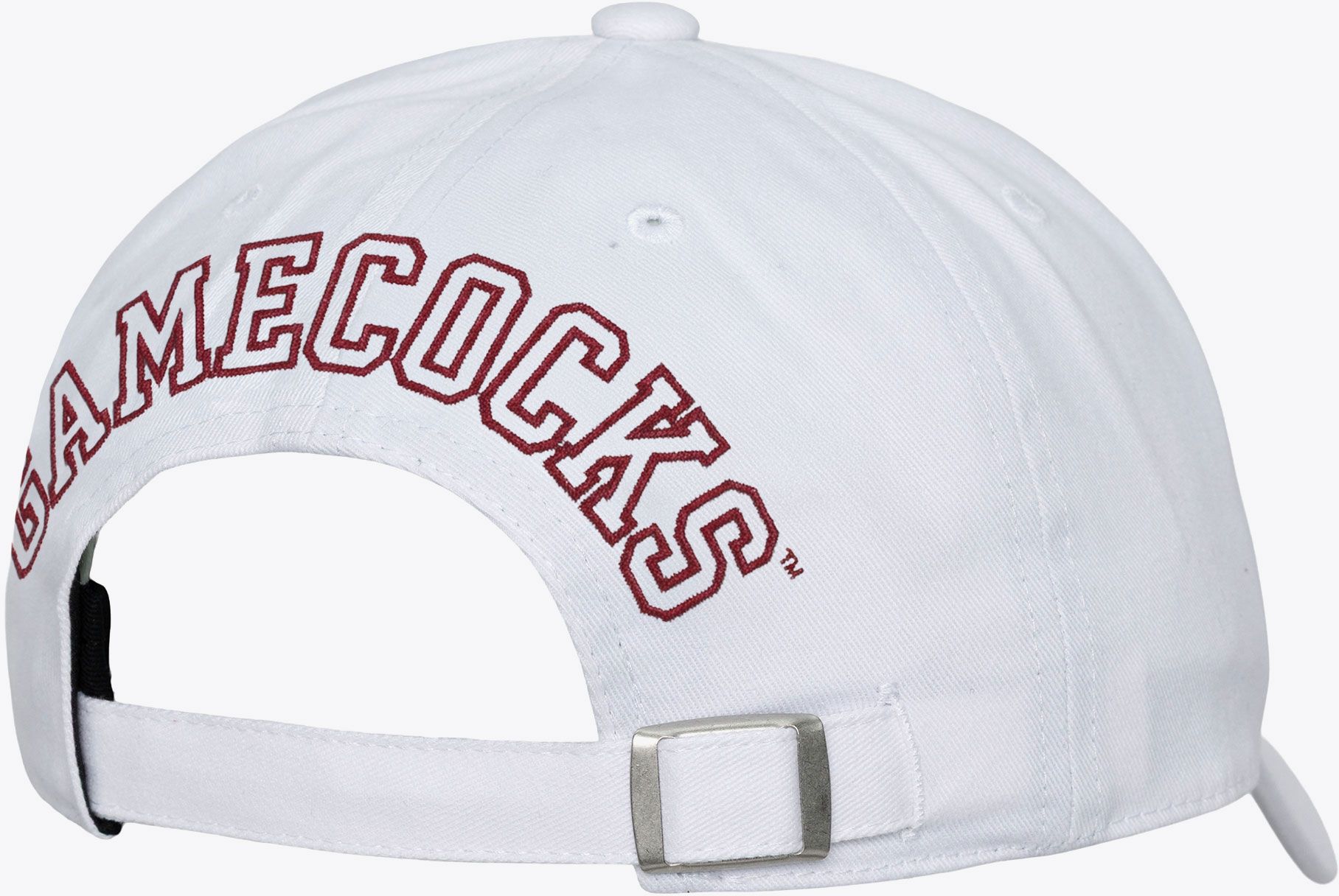 Mitchell & Ness Adult South Carolina Gamecocks White Backburst Adjustable Hat product image