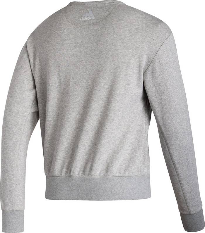 Adidas / Men's Arizona State Sun Devils Grey Vintage Crew Pullover  Sweatshirt