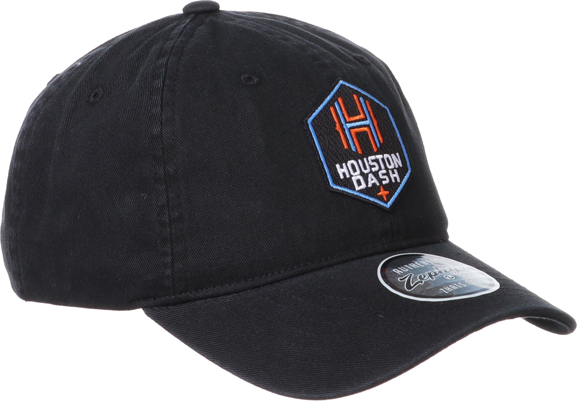 Zephyr Houston Dash Team Black Adjustable Hat