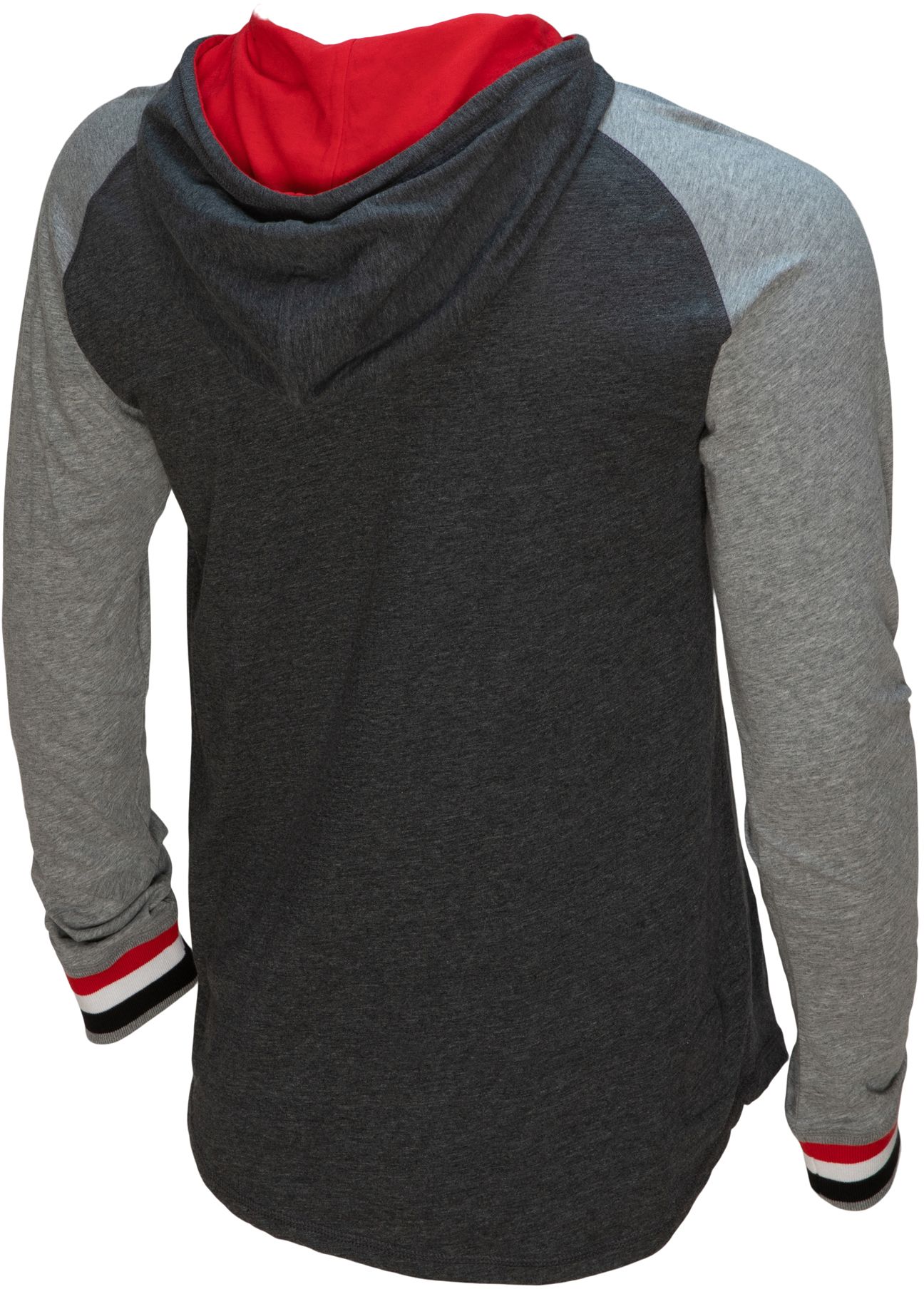 Mitchell & Ness Men's Ohio State Buckeyes Black In the Zone Pullover Hoodie product image