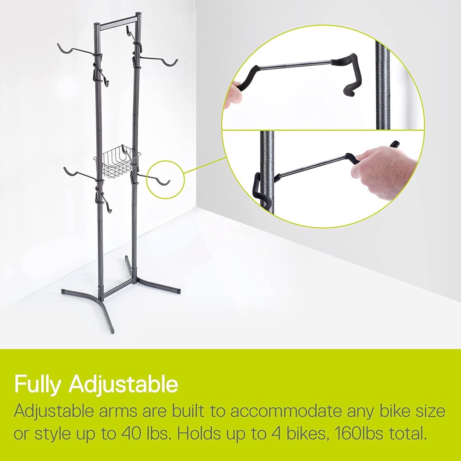 Delta Cycle 4 Bike Storage Rack w/ Basket product image