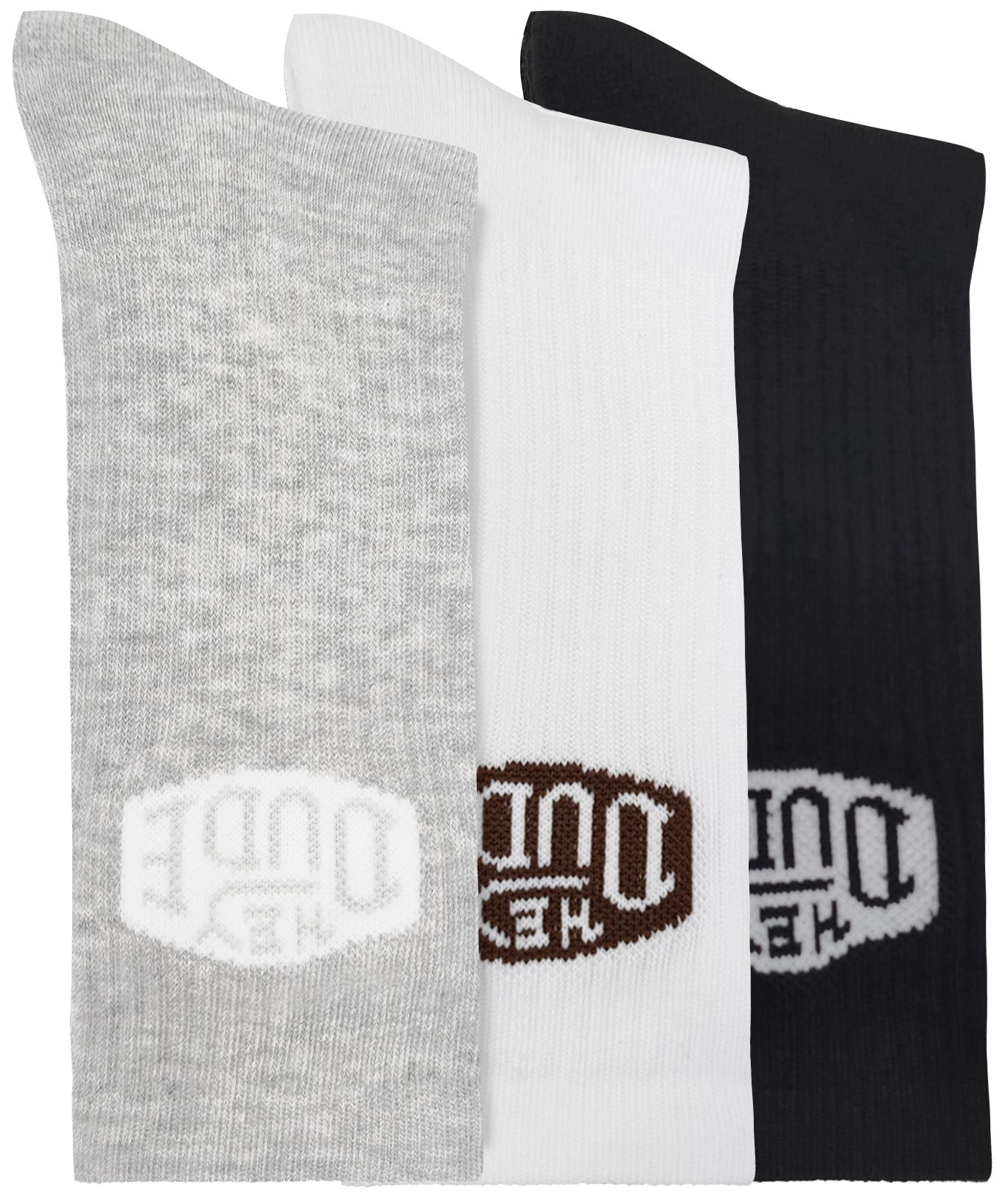 Hey Dude Adult Go-To Crew Socks - 3 Pack product image
