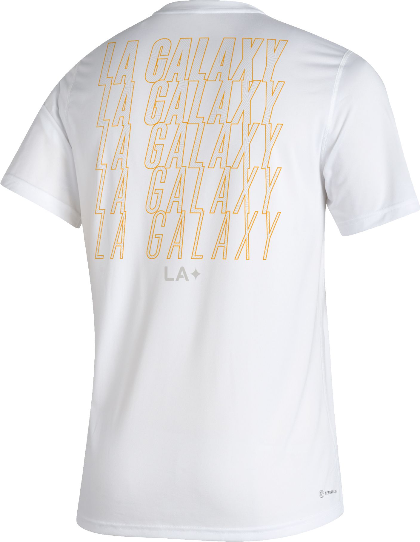 adidas Los Angeles Galaxy '22 White Repeat T-Shirt product image