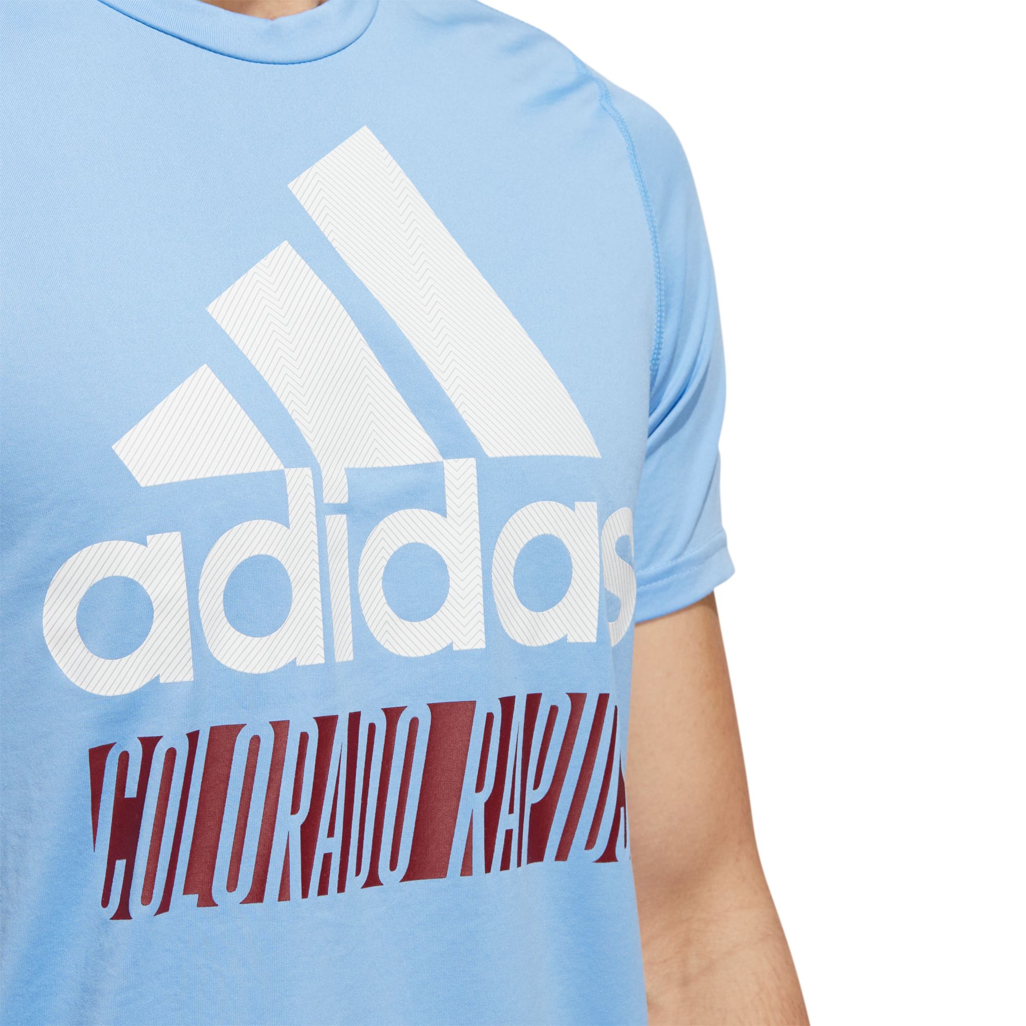 adidas Colorado Rapids '22 Blue Badge of Sport T-Shirt product image