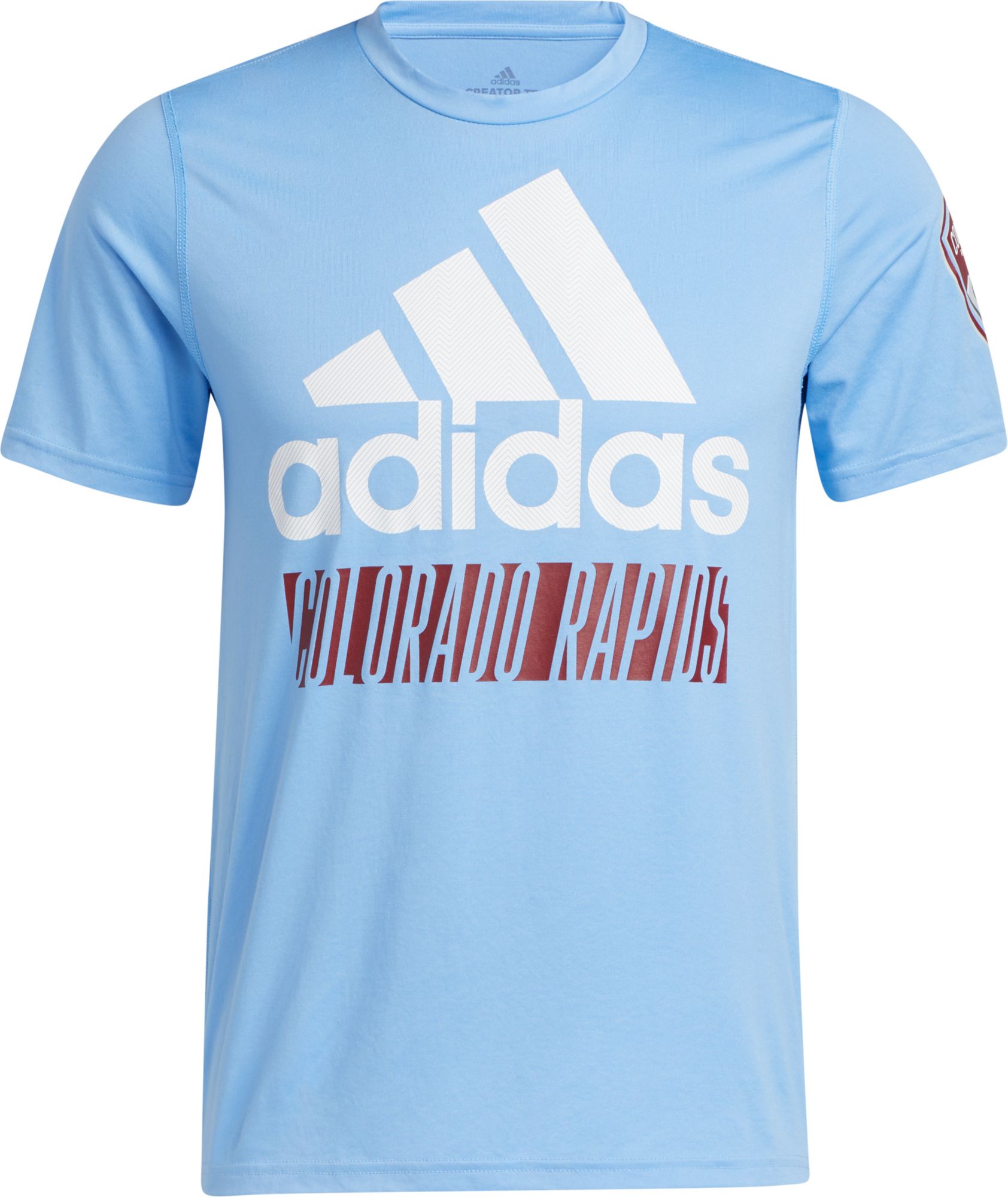 adidas Colorado Rapids '22 Blue Badge of Sport T-Shirt product image