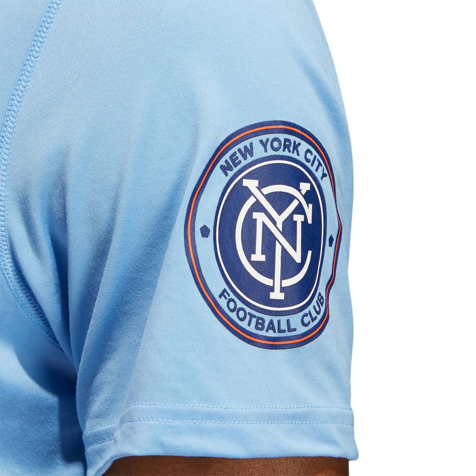 adidas New York City FC '22 Blue Badge of Sport T-Shirt product image