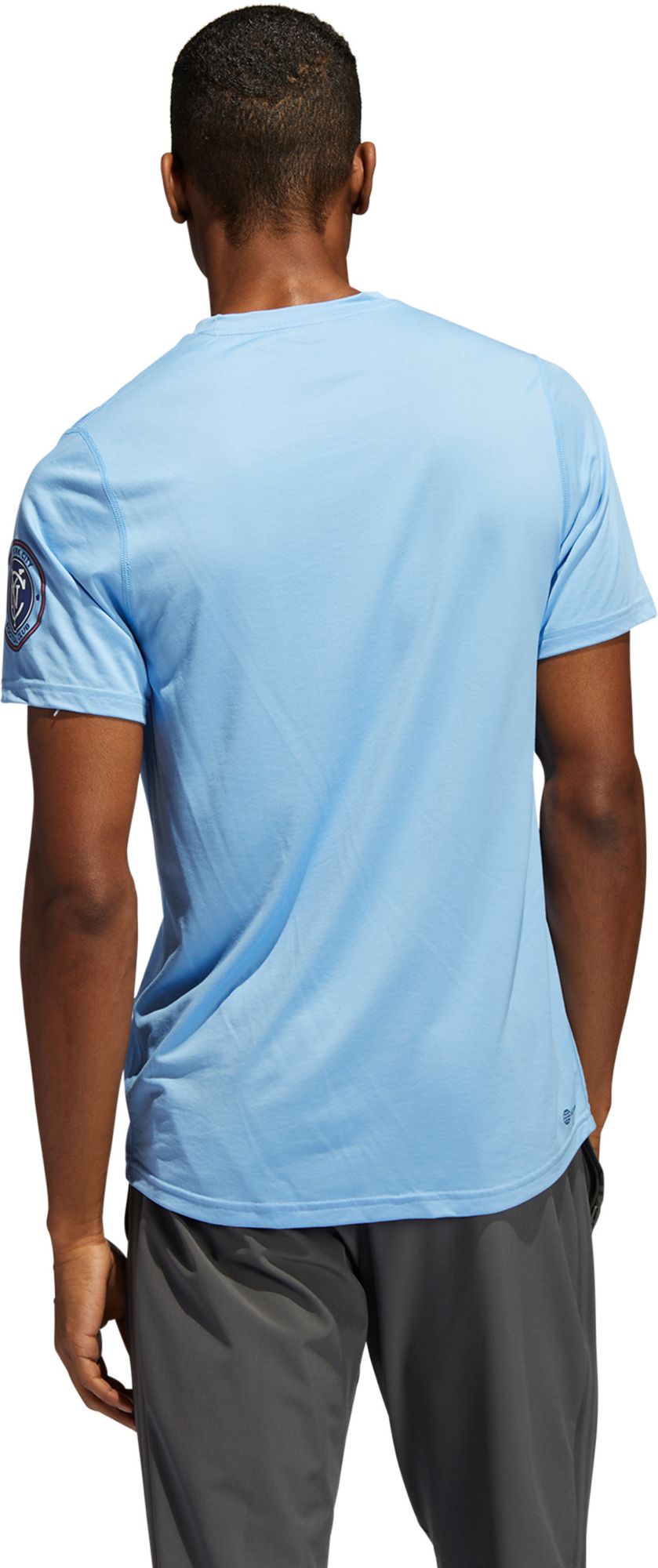adidas New York City FC '22 Blue Badge of Sport T-Shirt product image