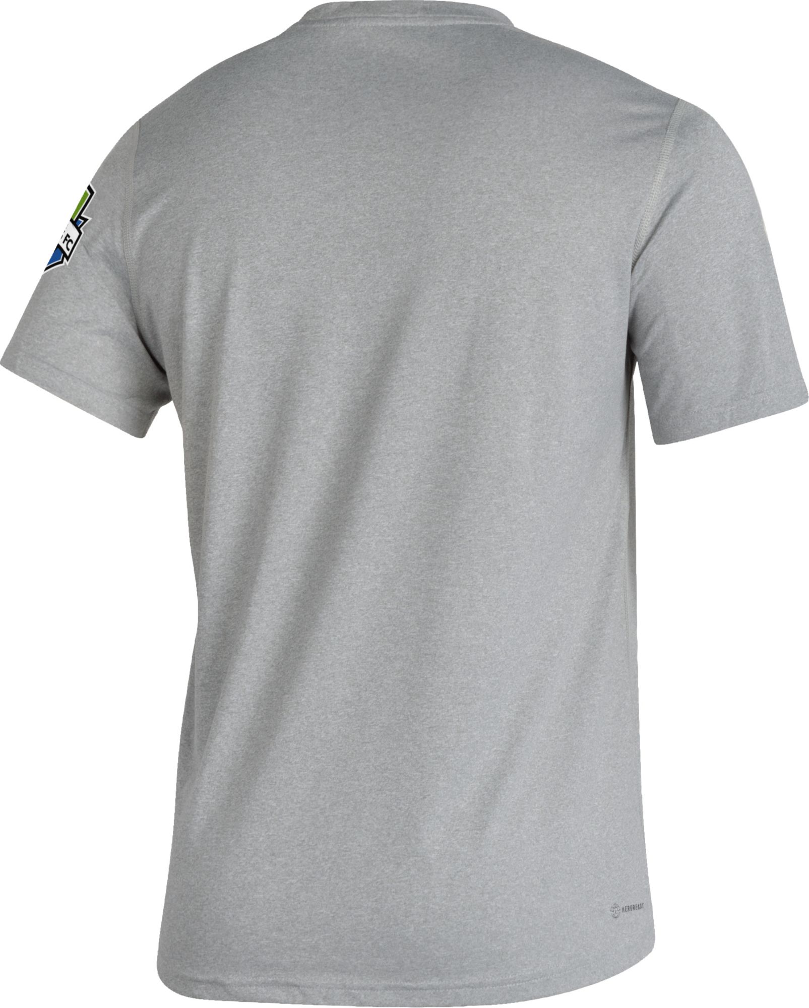 adidas Seattle Sounders '22 Grey Badge of Sport T-Shirt product image