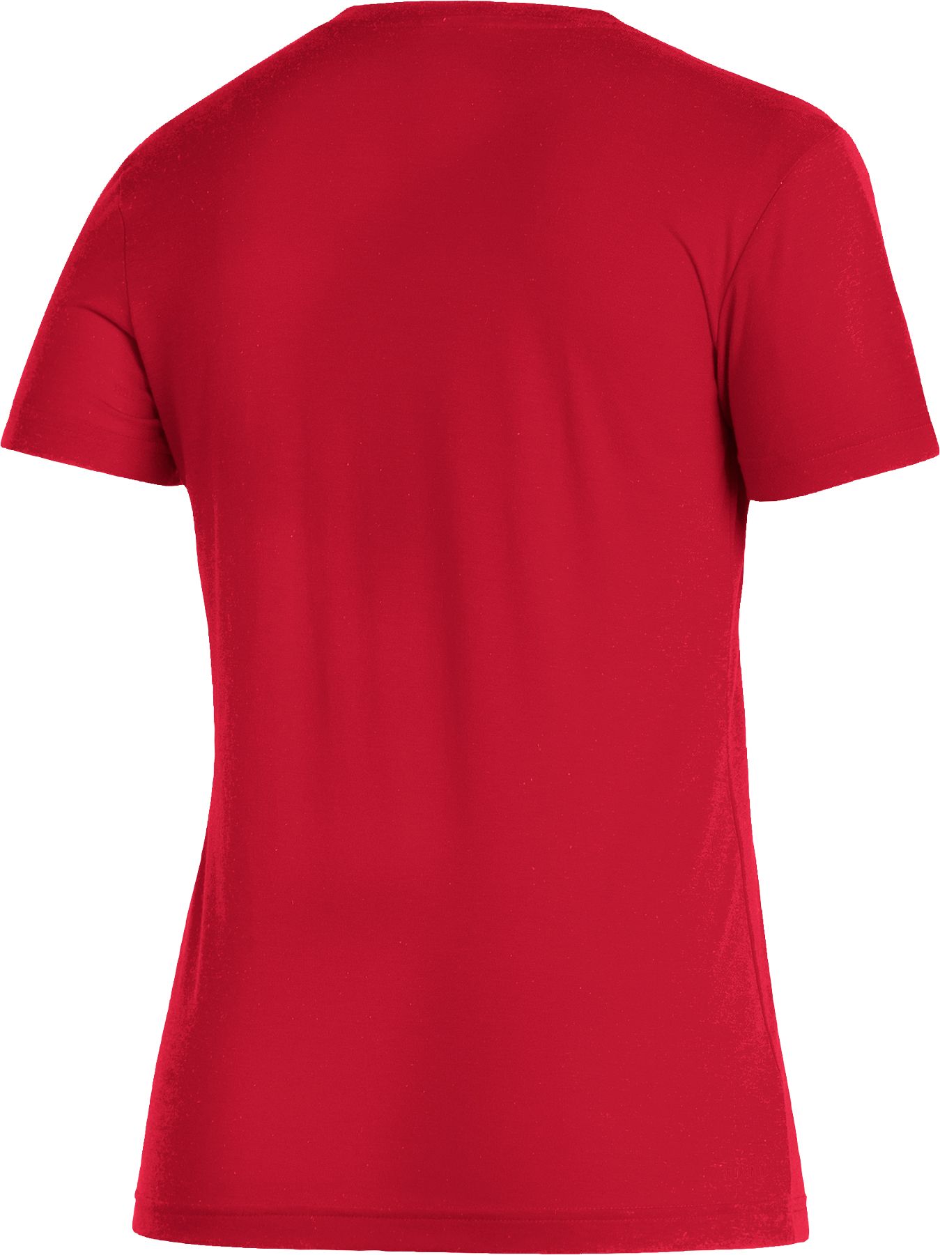 adidas Women's Louisville Cardinals Cardinal Red Big Letter Stack V-Neck T-Shirt product image