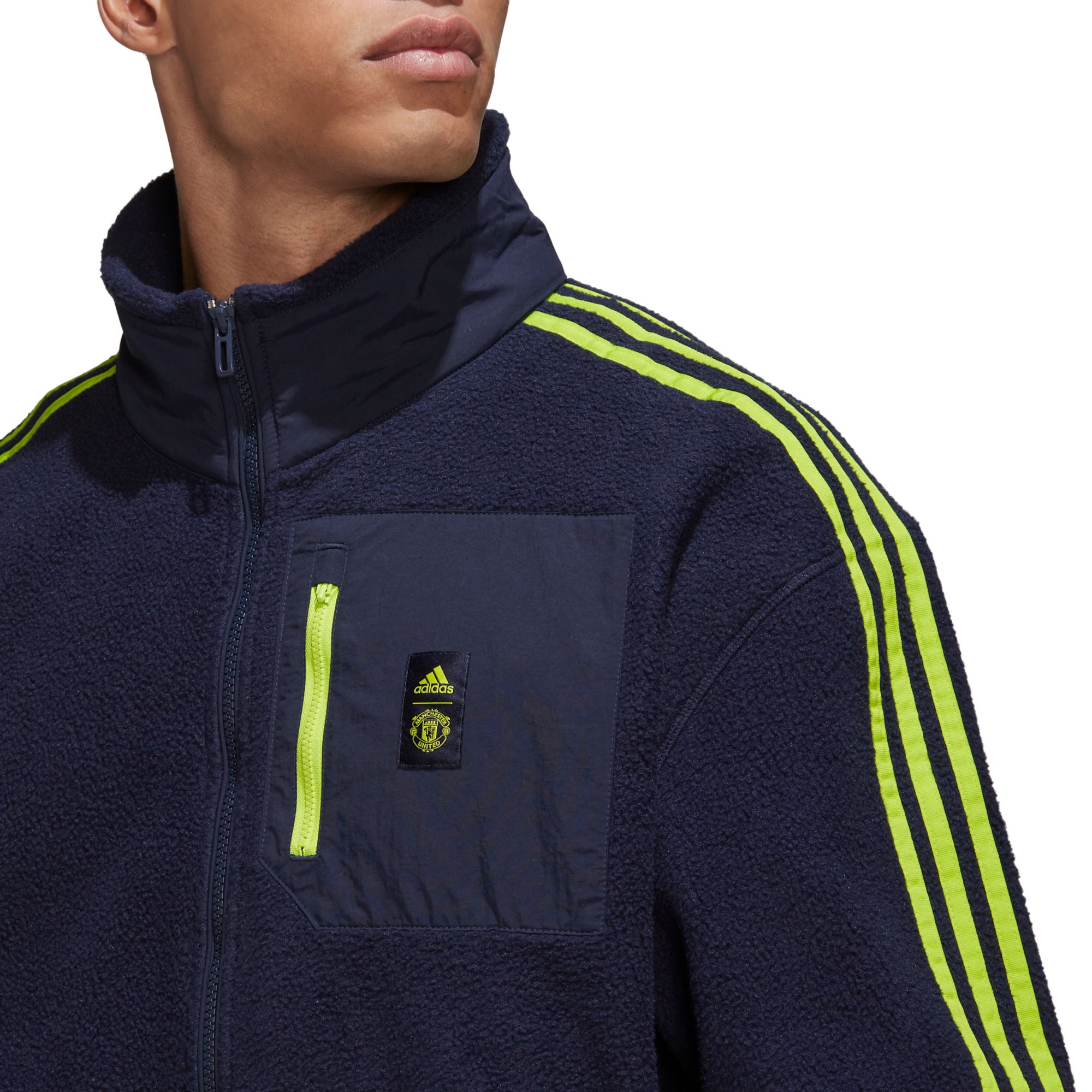 adidas Manchester United '22 Grey Fleece Jacket product image
