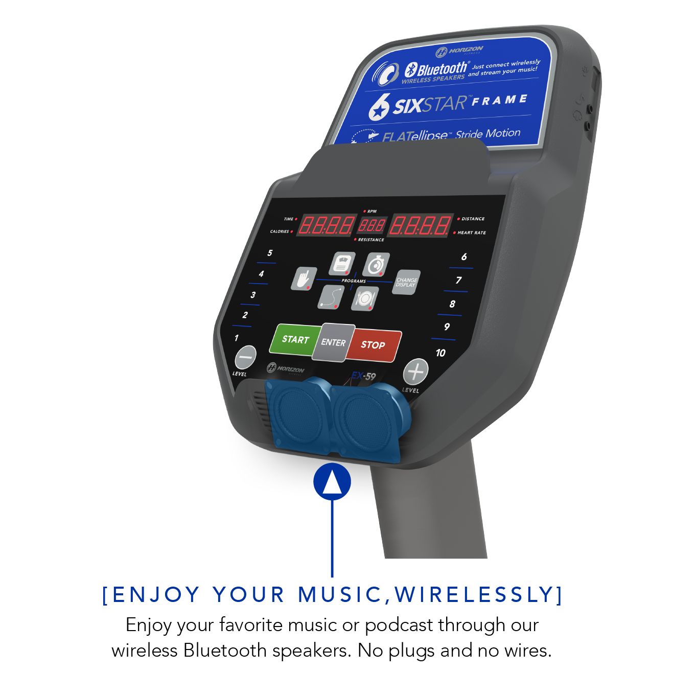 Horizon Fitness EX59 Elliptical (2018) – Floor Model product image