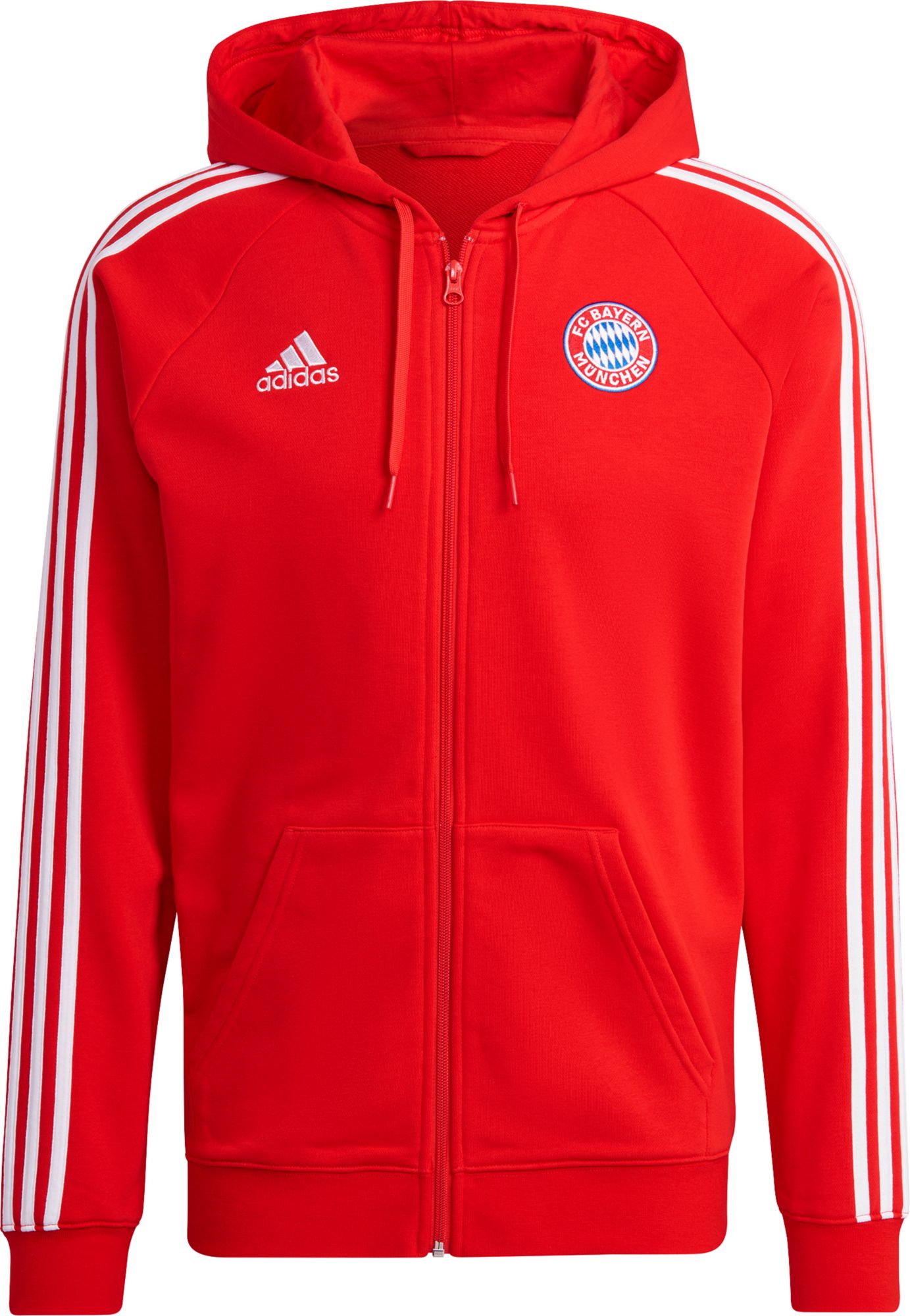 adidas Bayern Munich DNA Red Full-Zip Hoodie product image
