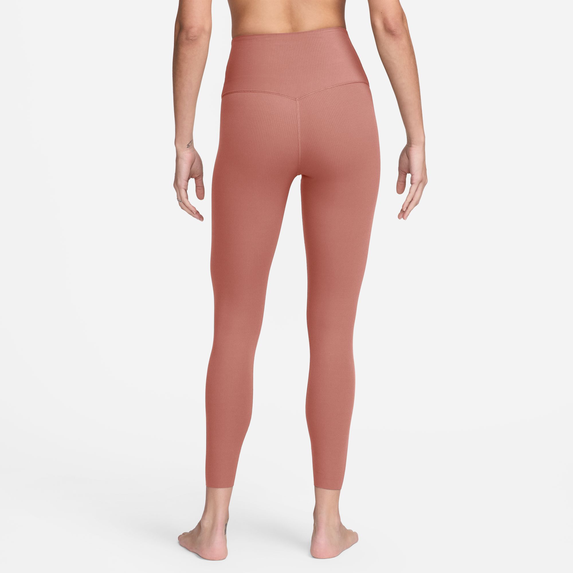 Nike Women's Zenvy Rib Gentle-Support High-Waisted 7/8 Leggings product image
