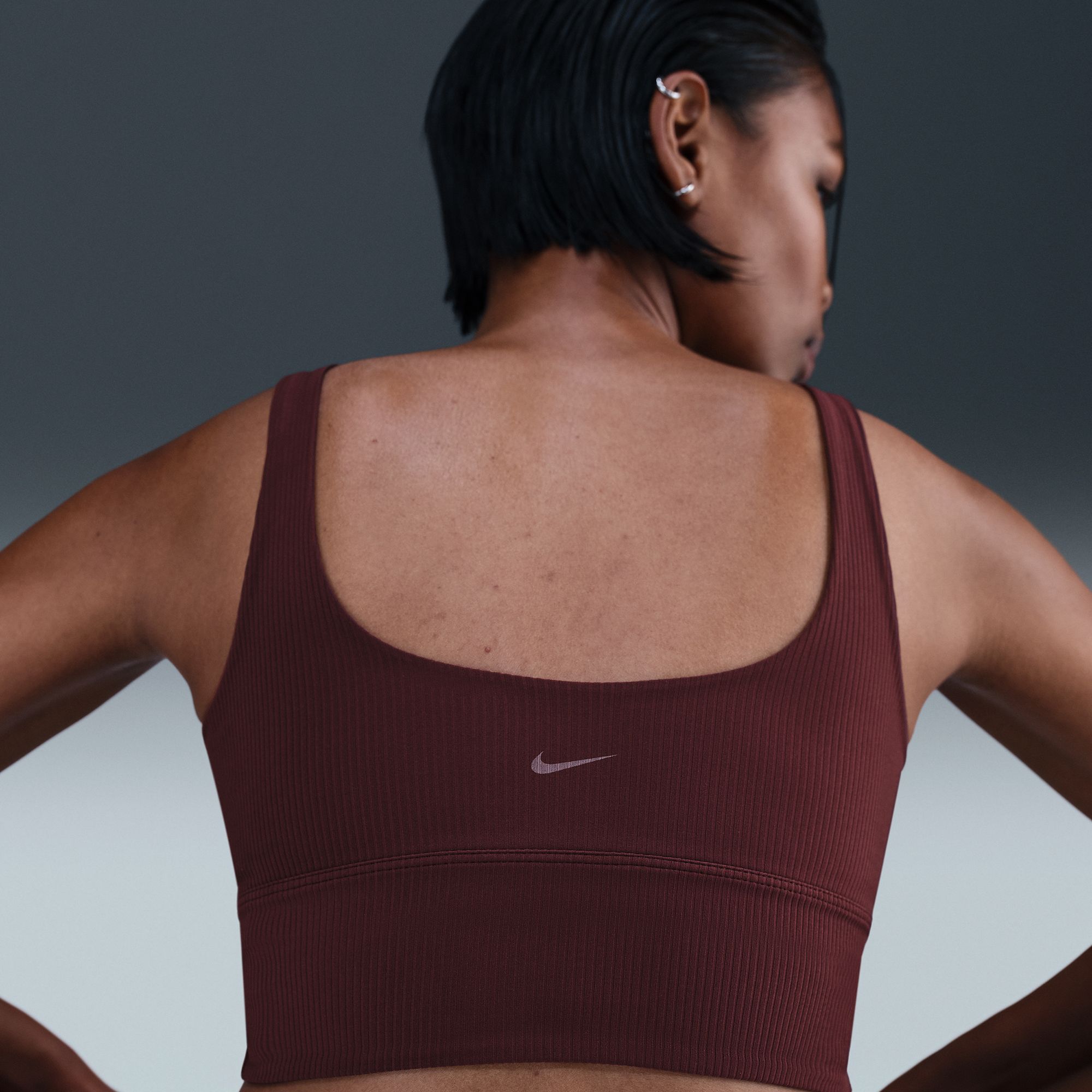 Nike Women's Zenvy Rib Light-Support Non-Padded Longline Sports Bra product image