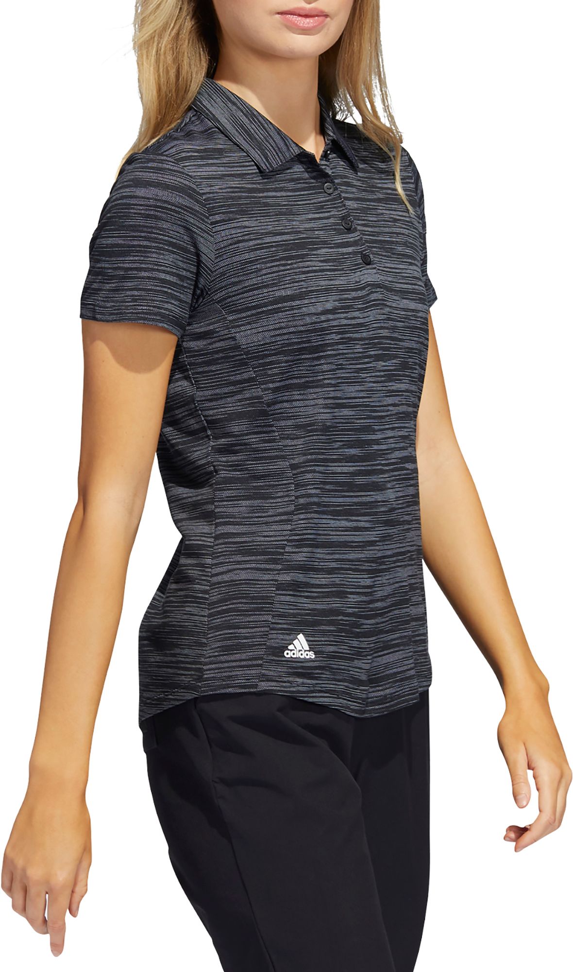 adidas Women's Space-Dyed Golf Polo