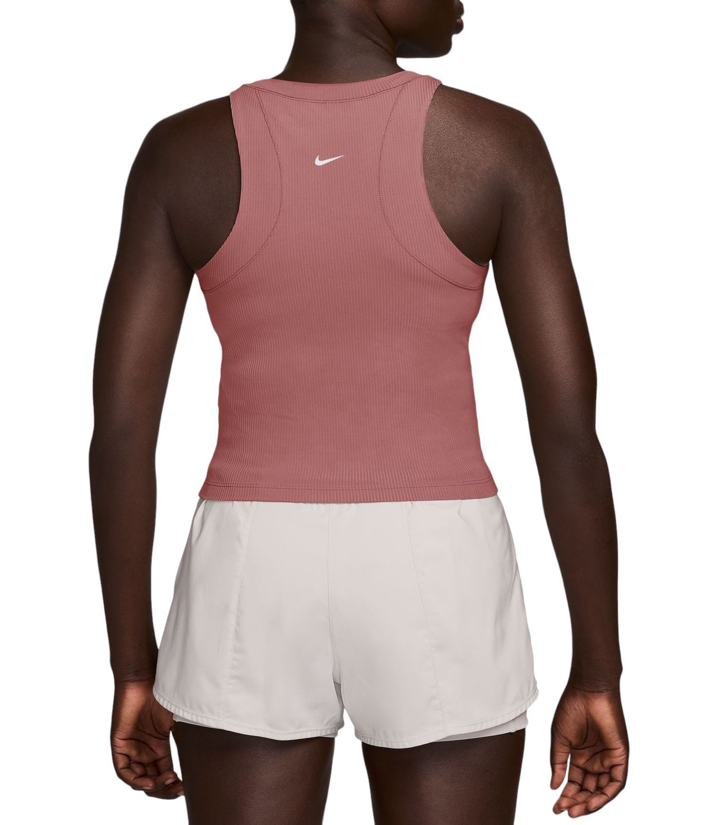 Nike Women s Zenvy Rib Dri Fit Tank Top Pink