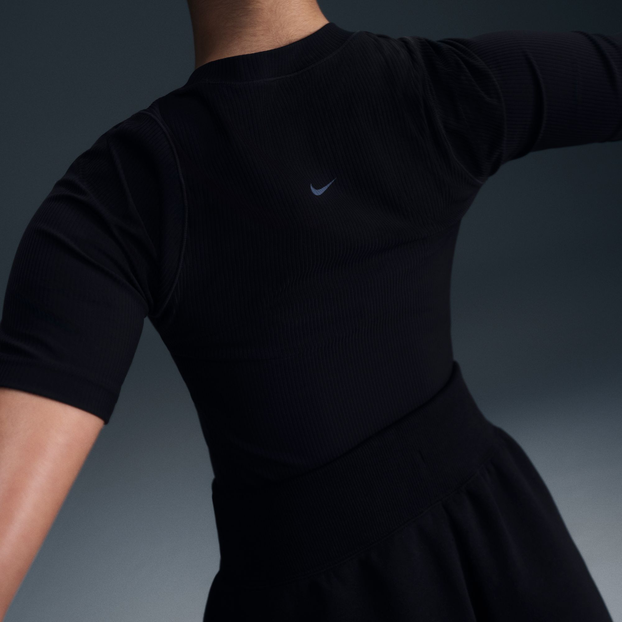 Nike Women's Zenvy Rib Dri-FIT Short-Sleeve Top product image