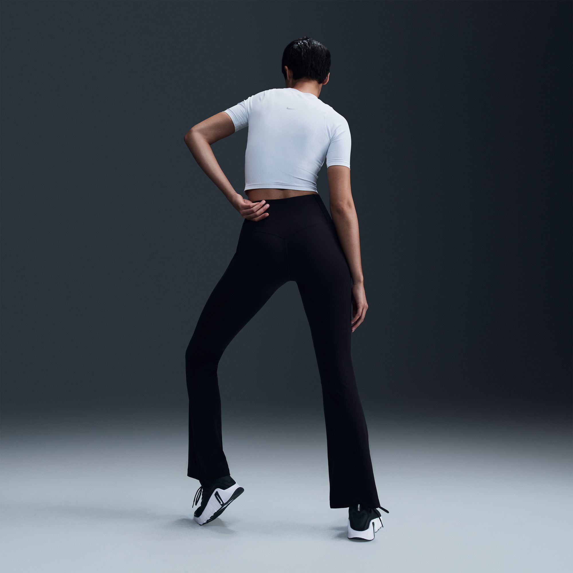 Nike Women's Zenvy Rib Dri-FIT Short-Sleeve Top product image