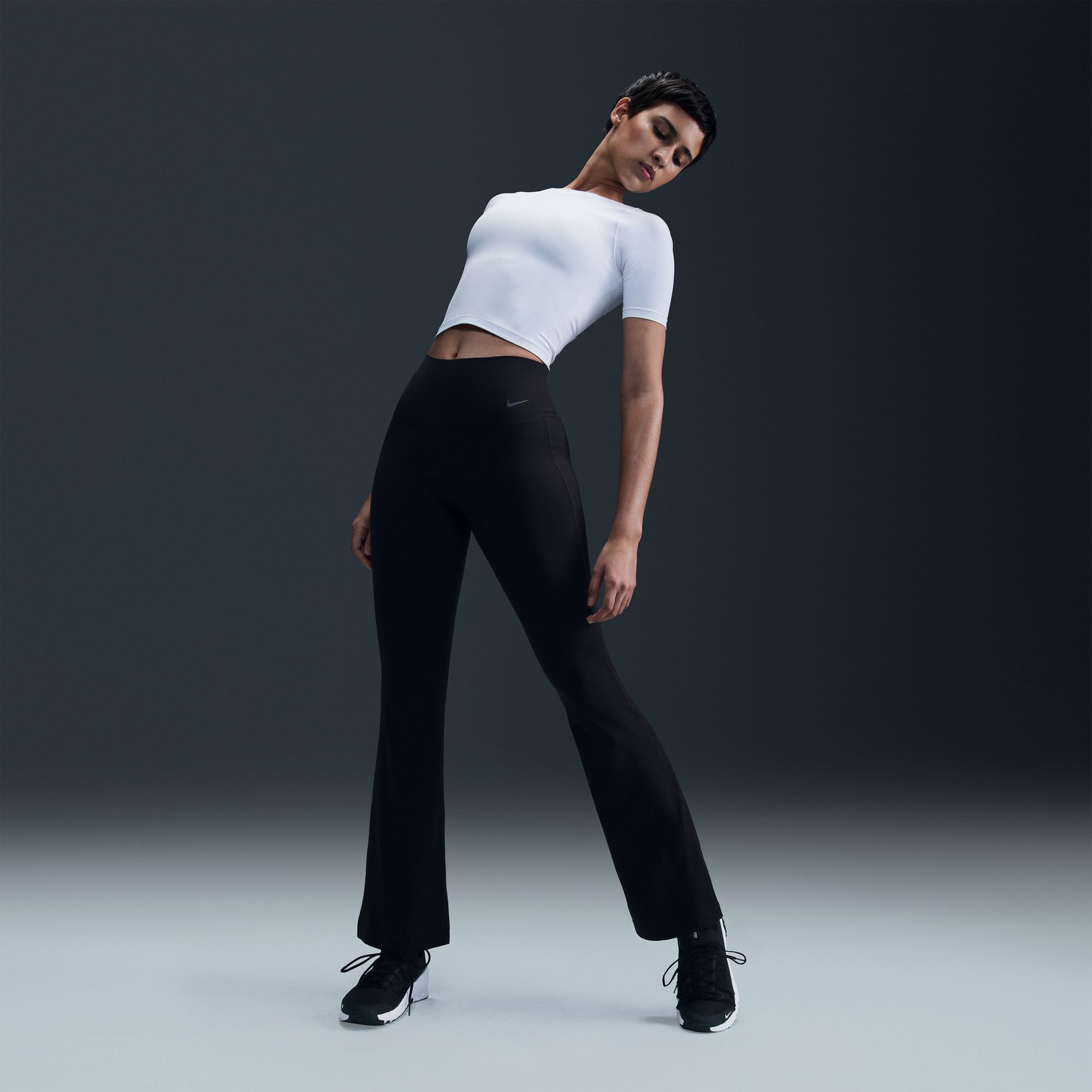 Nike Women's Zenvy Rib Dri-FIT Short-Sleeve Top product image