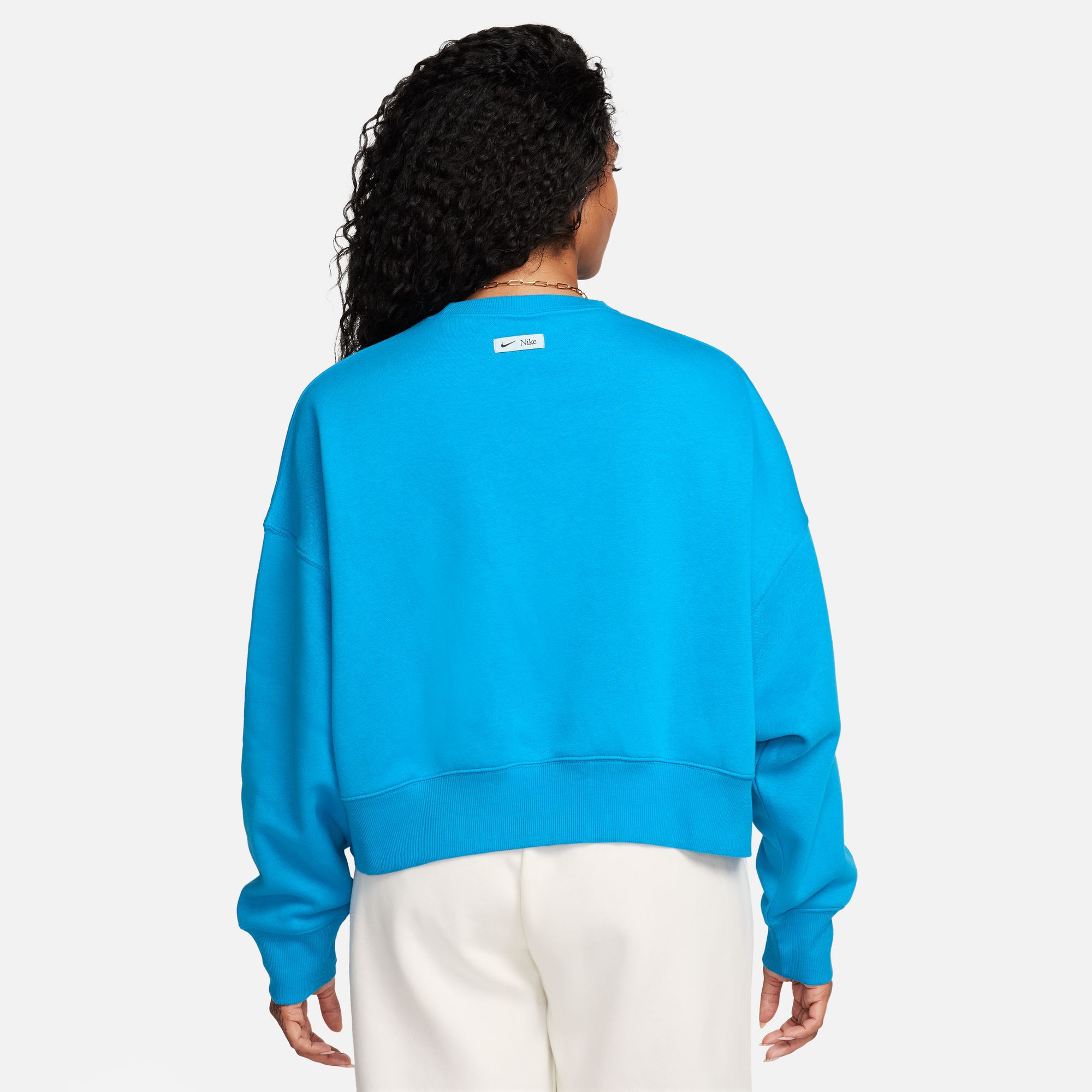 Nike Sportswear Women's Phoenix Fleece Over-Oversized Varsity Crew-Neck Sweatshirt