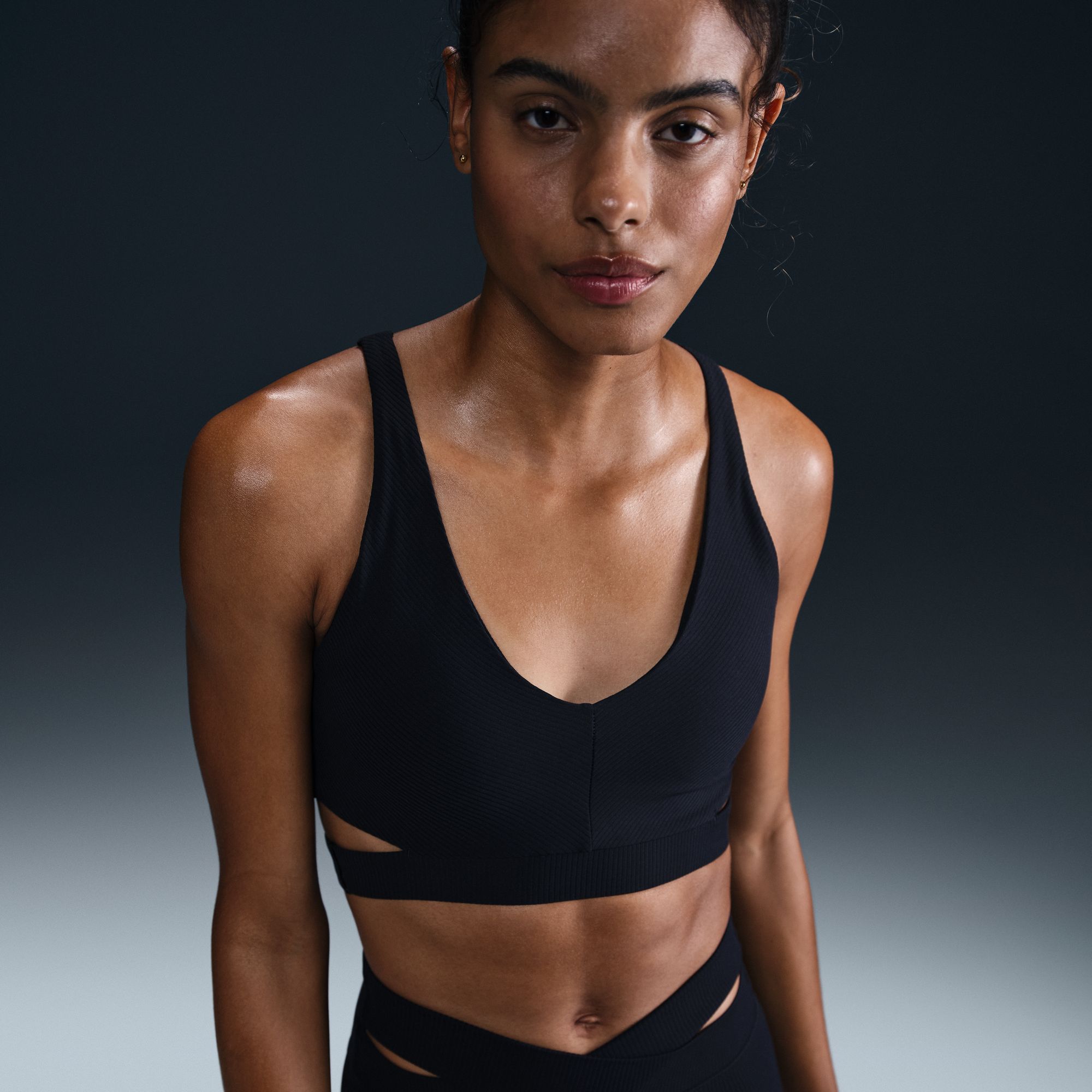 Nike Women's Zenvy Rib Light-Support Padded Sports Bra product image