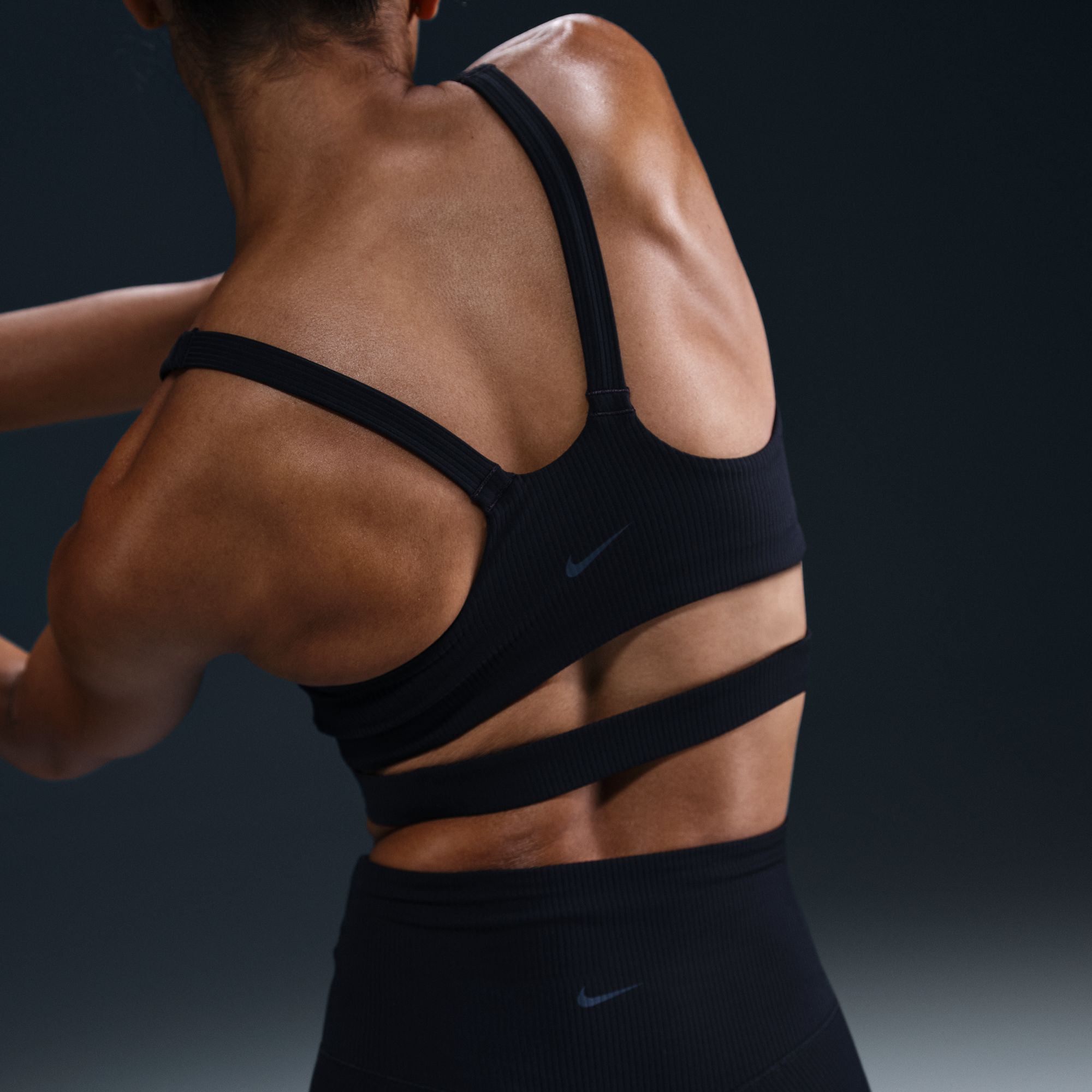 Nike Women's Zenvy Rib Light-Support Padded Sports Bra product image