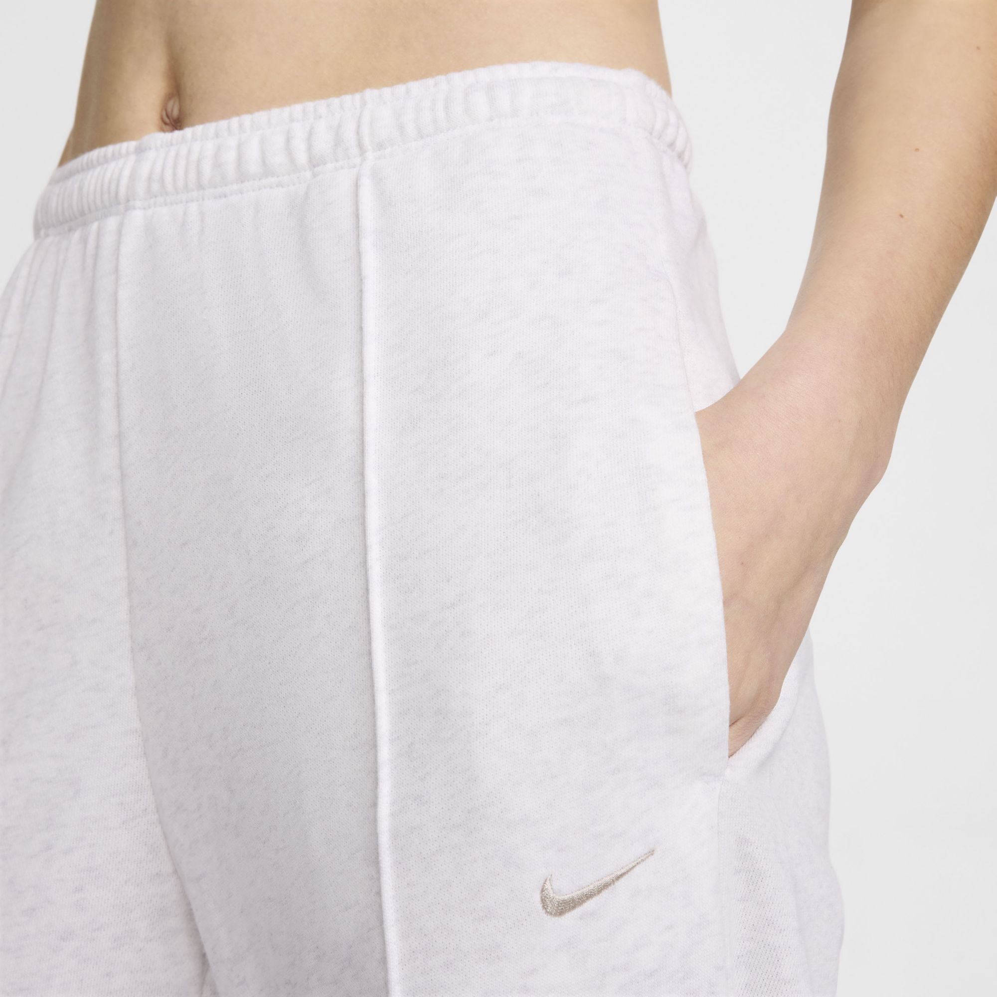 Nike Women's Sportswear Chill Mid-Rise French Terry Open-Hem Sweatpants product image